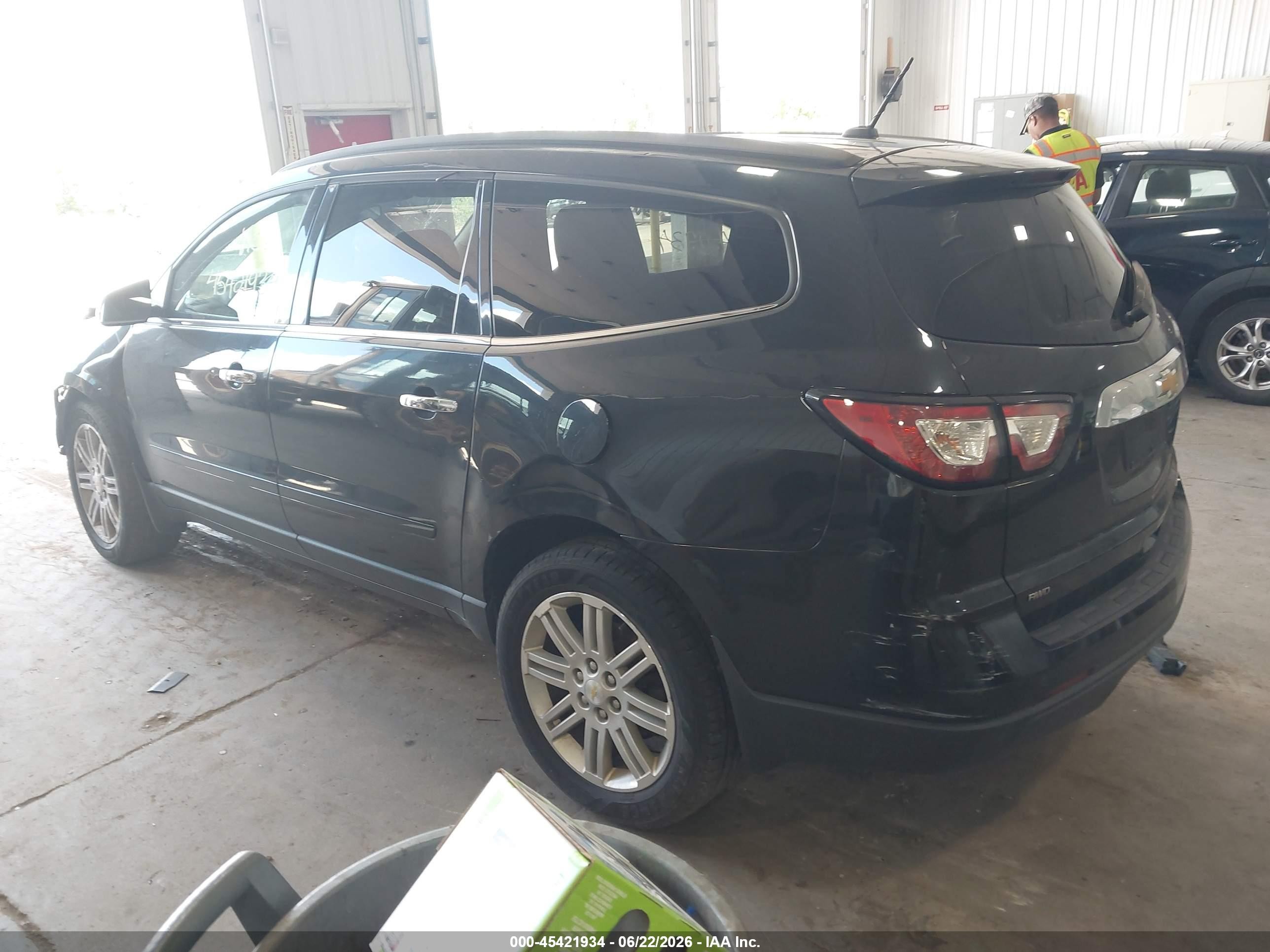 2014 Chevrolet Traverse Lt Black vin: 1GNKVGKD8EJ163443