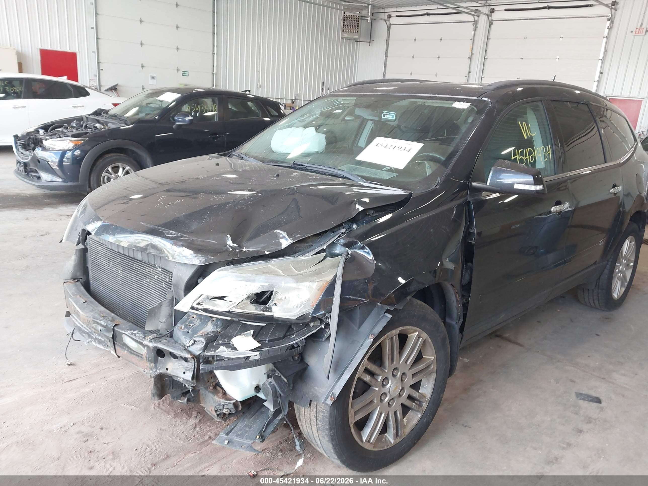2014 Chevrolet Traverse Lt Black vin: 1GNKVGKD8EJ163443