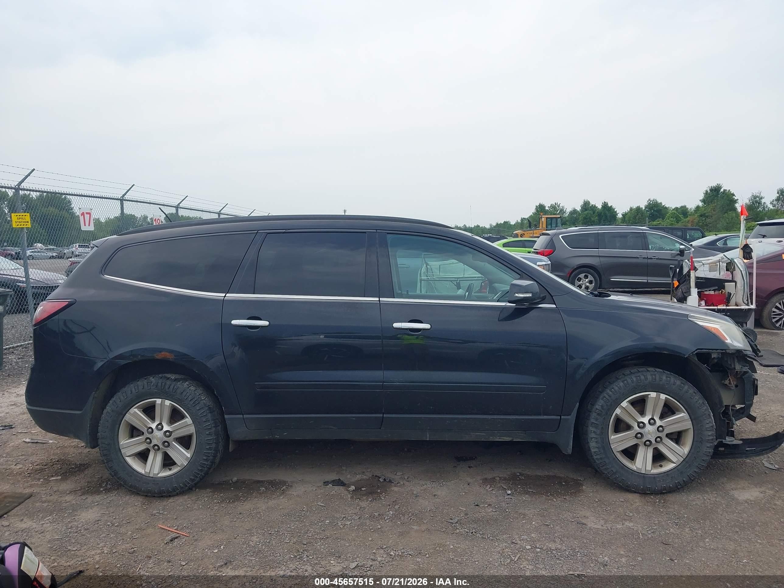 2014 Chevrolet Traverse 1lt Black vin: 1GNKVGKD8EJ212270