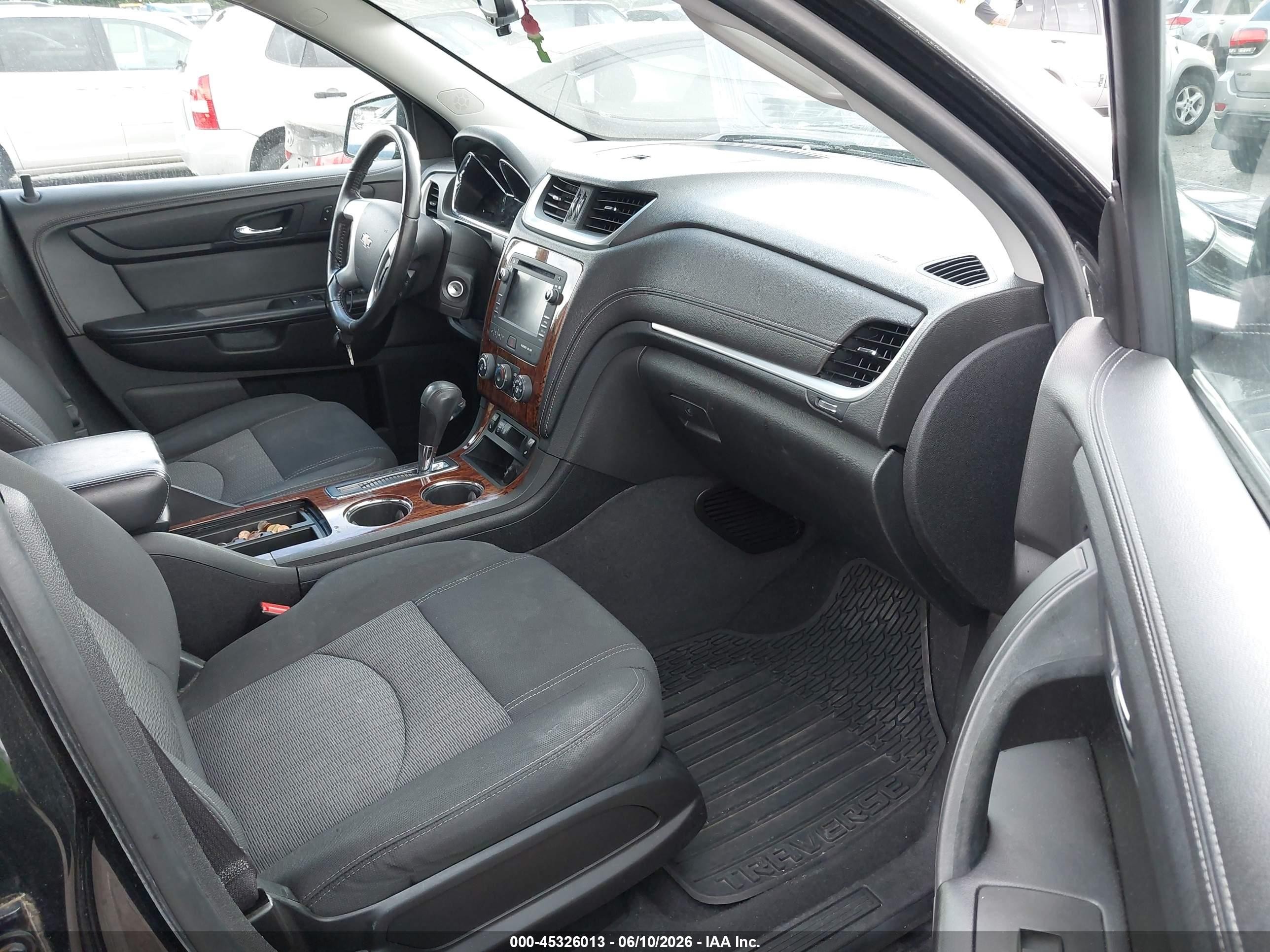 2014 Chevrolet Traverse Lt Black vin: 1GNKVGKD8EJ248668