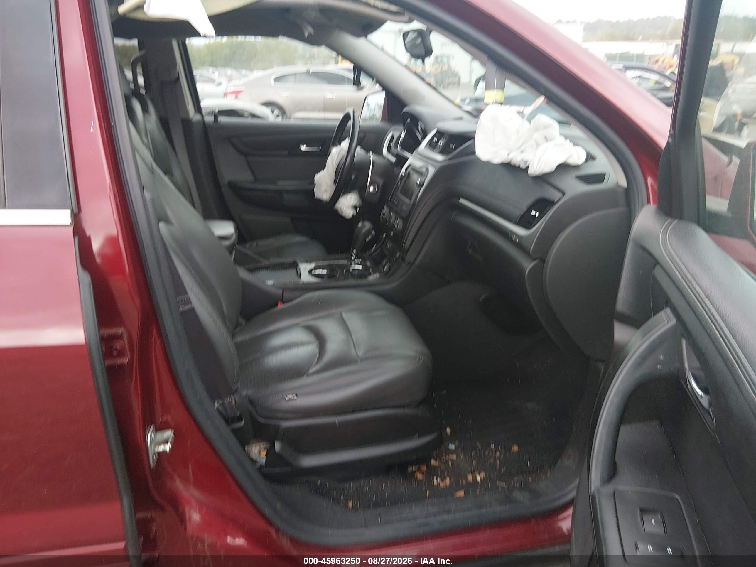2015 Chevrolet Traverse 1lt Red vin: 1GNKVGKD8FJ101252