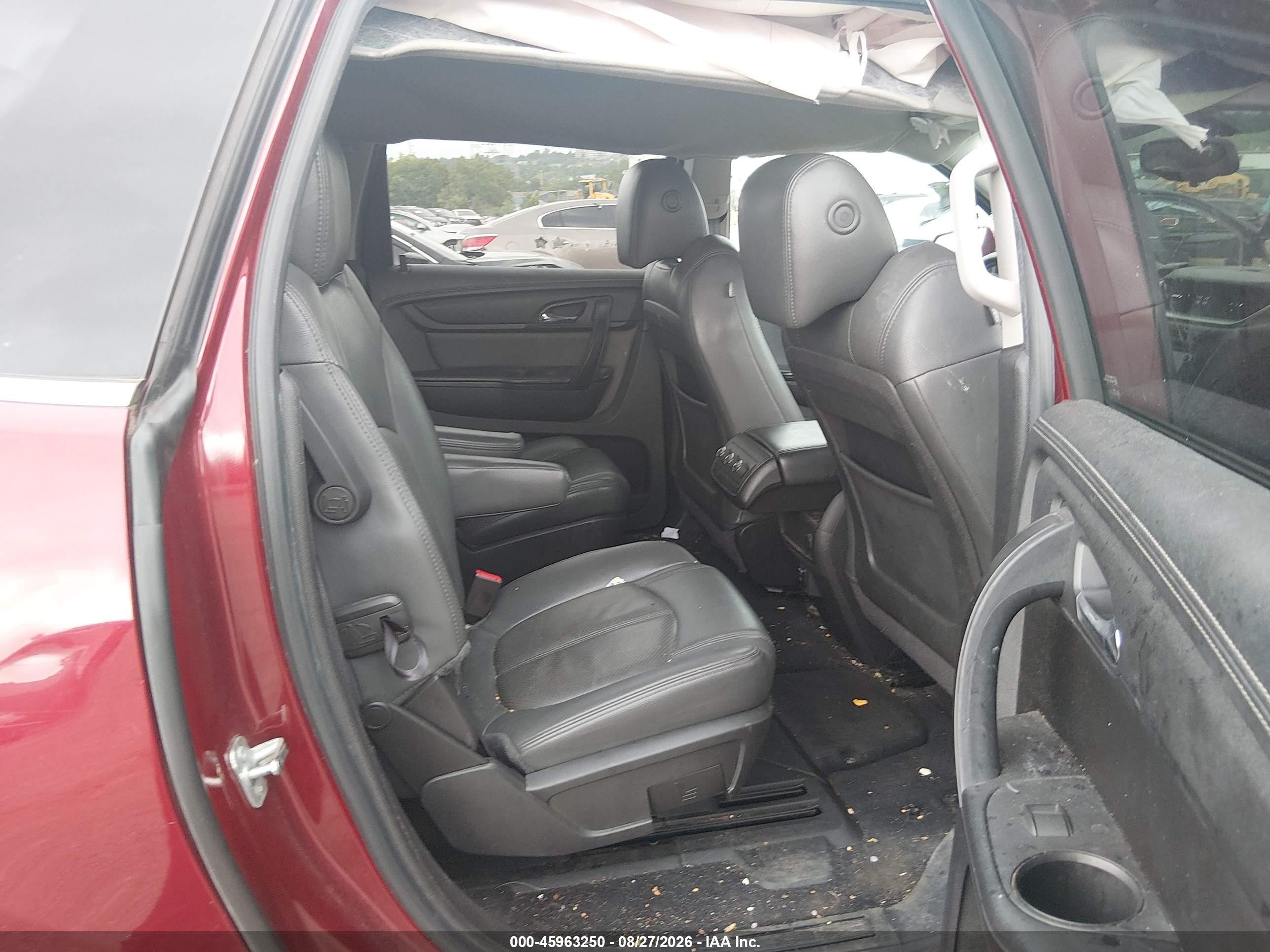 2015 Chevrolet Traverse 1lt Red vin: 1GNKVGKD8FJ101252