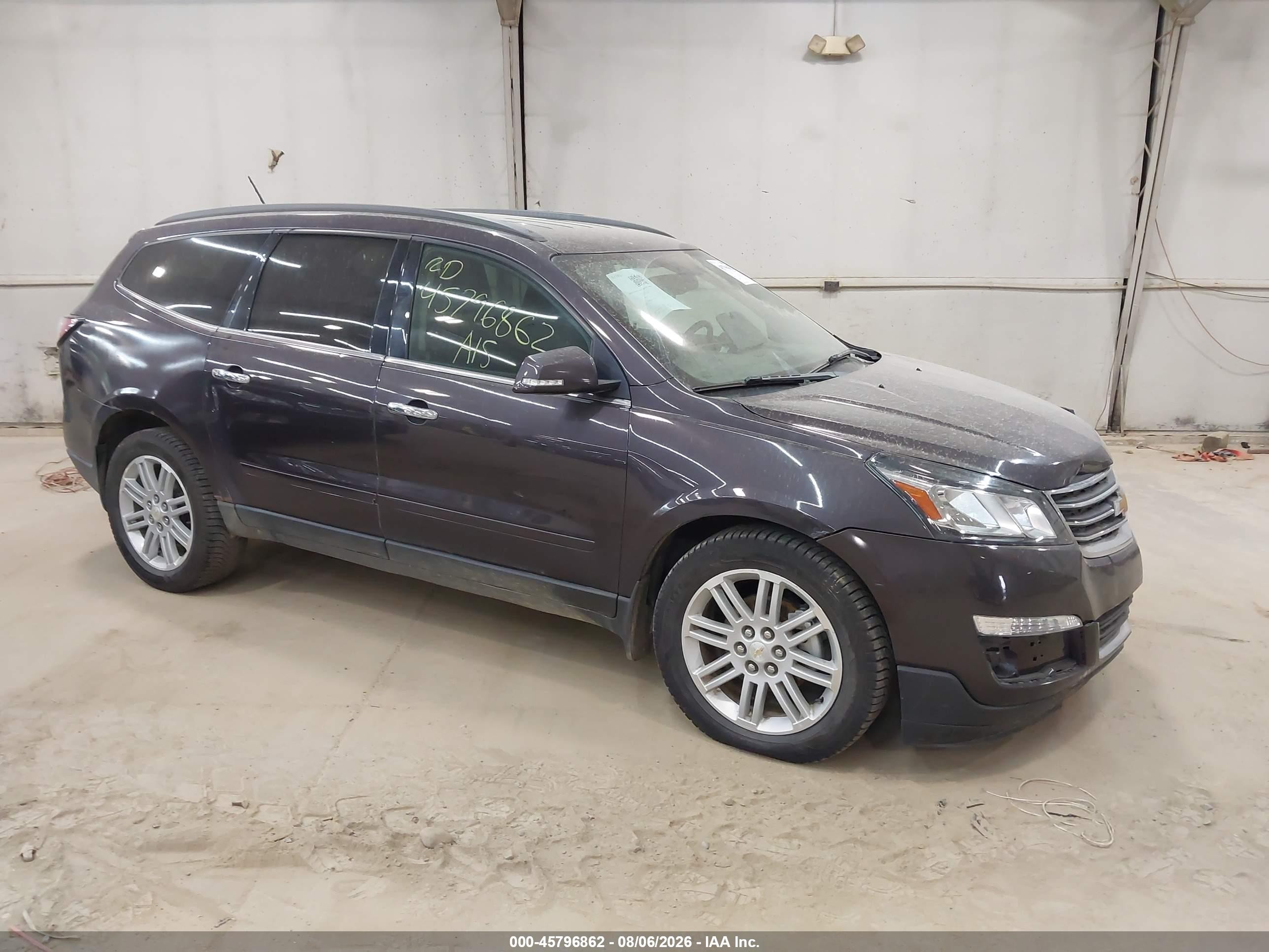 2015 Chevrolet Traverse Lt Black vin: 1GNKVGKD8FJ161239