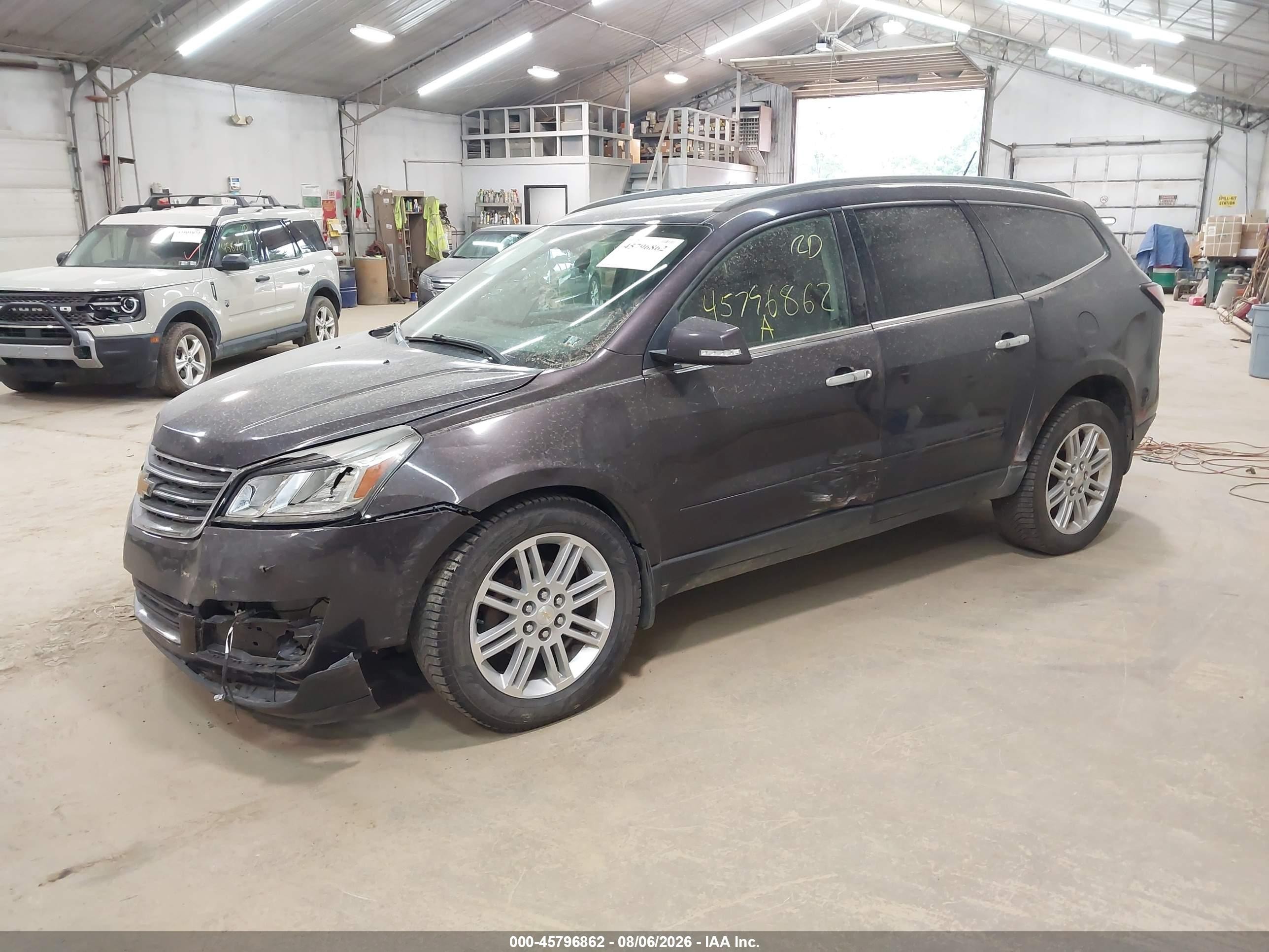 2015 Chevrolet Traverse Lt Black vin: 1GNKVGKD8FJ161239