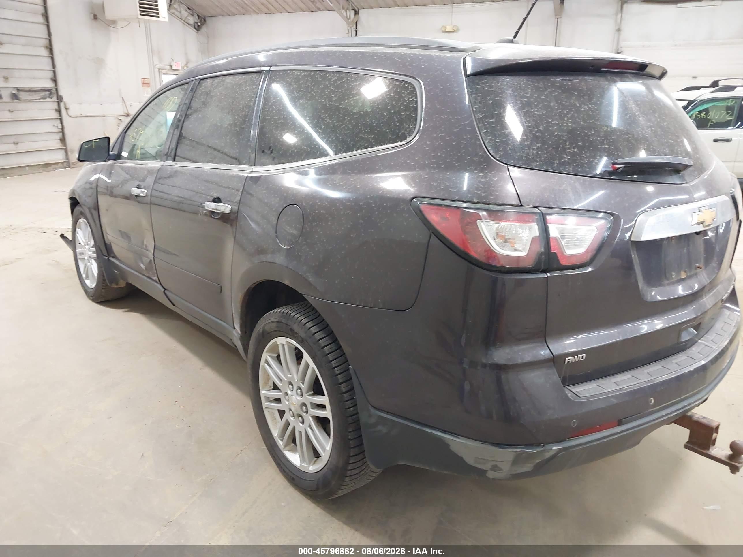 2015 Chevrolet Traverse Lt Black vin: 1GNKVGKD8FJ161239