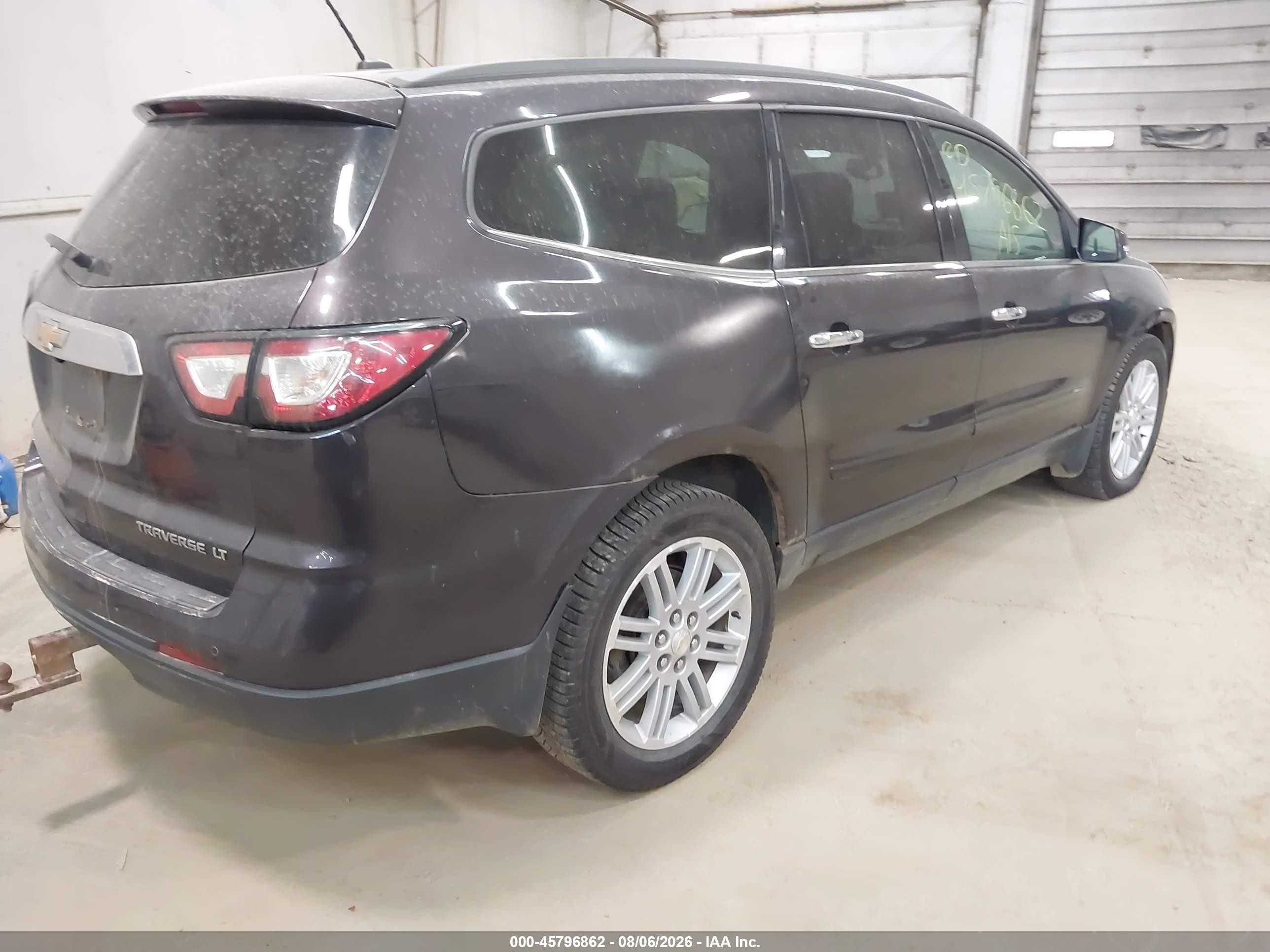 2015 Chevrolet Traverse Lt Black vin: 1GNKVGKD8FJ161239