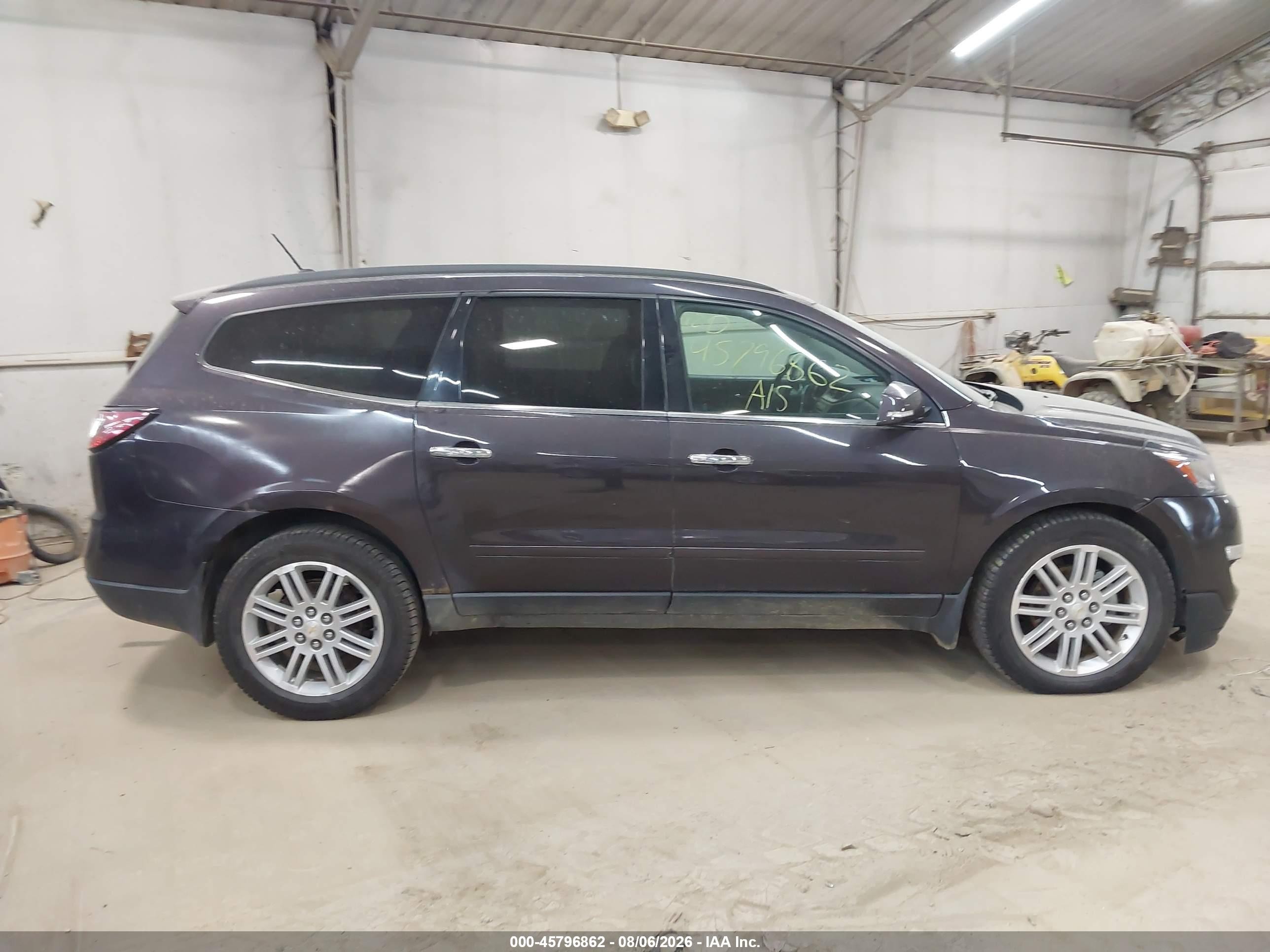 2015 Chevrolet Traverse Lt Black vin: 1GNKVGKD8FJ161239