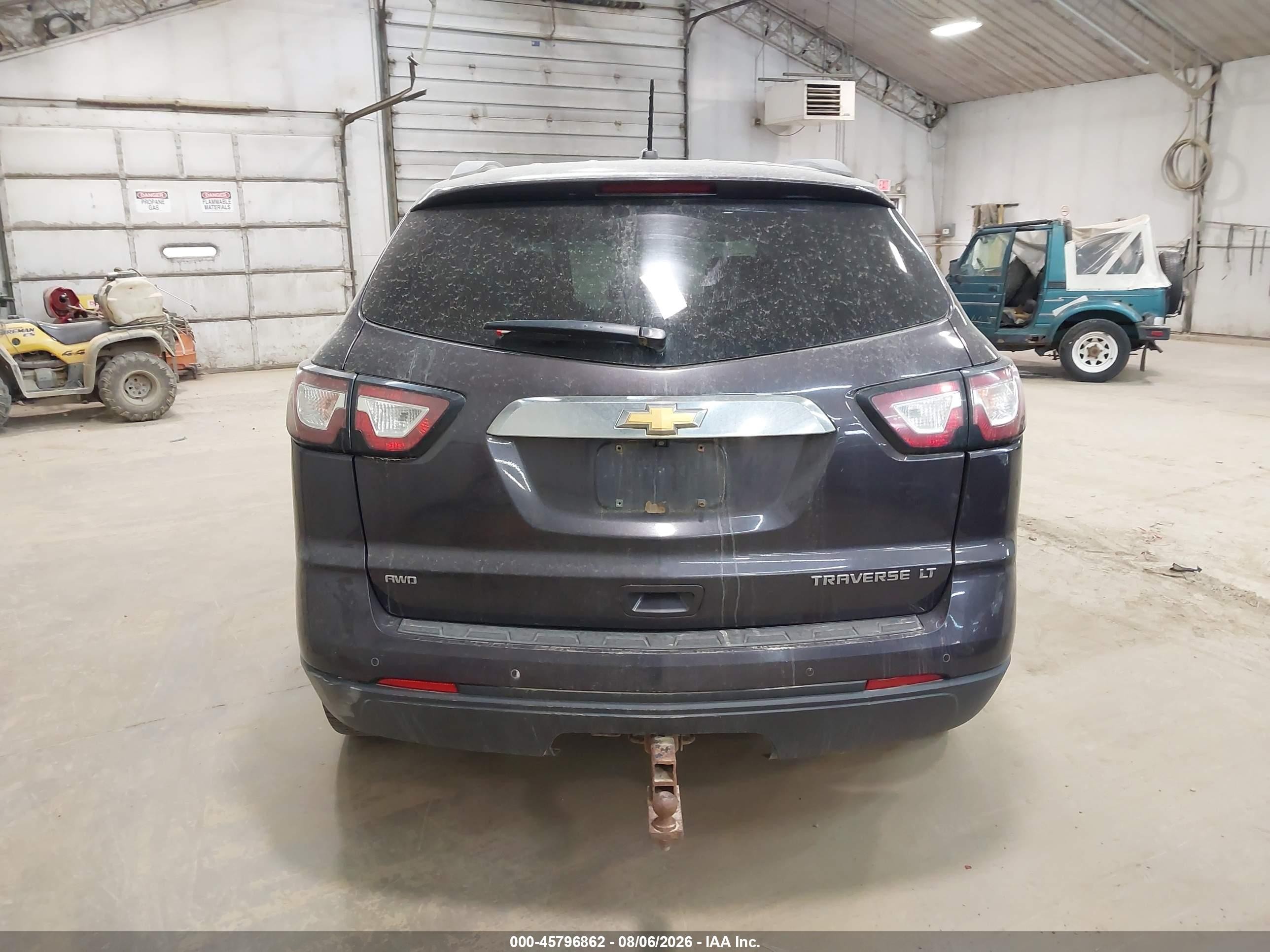 2015 Chevrolet Traverse Lt Black vin: 1GNKVGKD8FJ161239