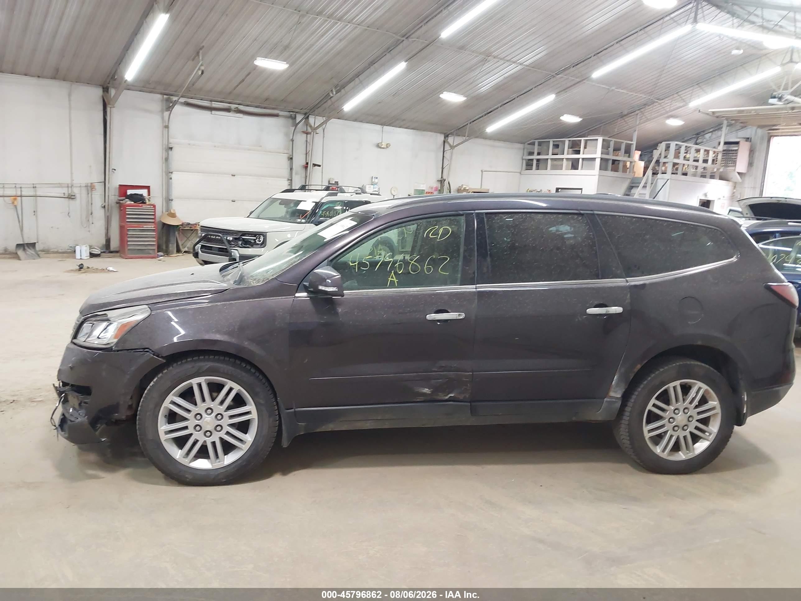 2015 Chevrolet Traverse Lt Black vin: 1GNKVGKD8FJ161239
