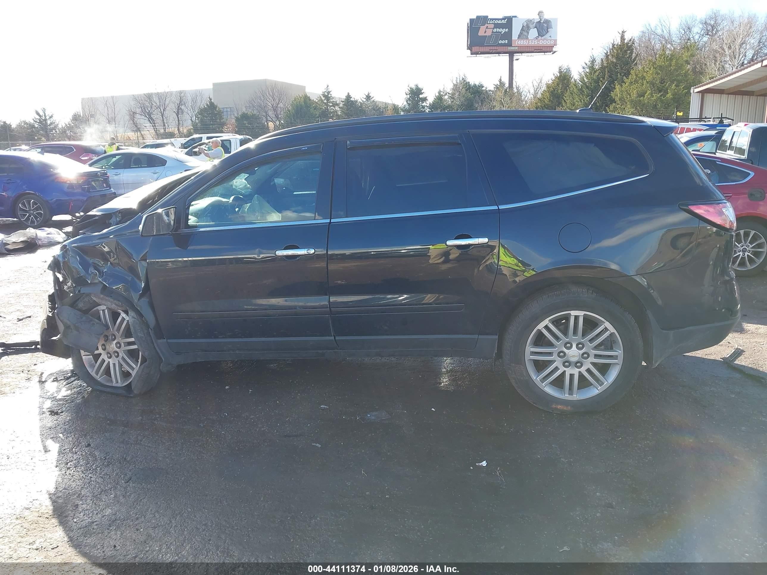 2015 Chevrolet Traverse 1lt Black vin: 1GNKVGKD8FJ262233
