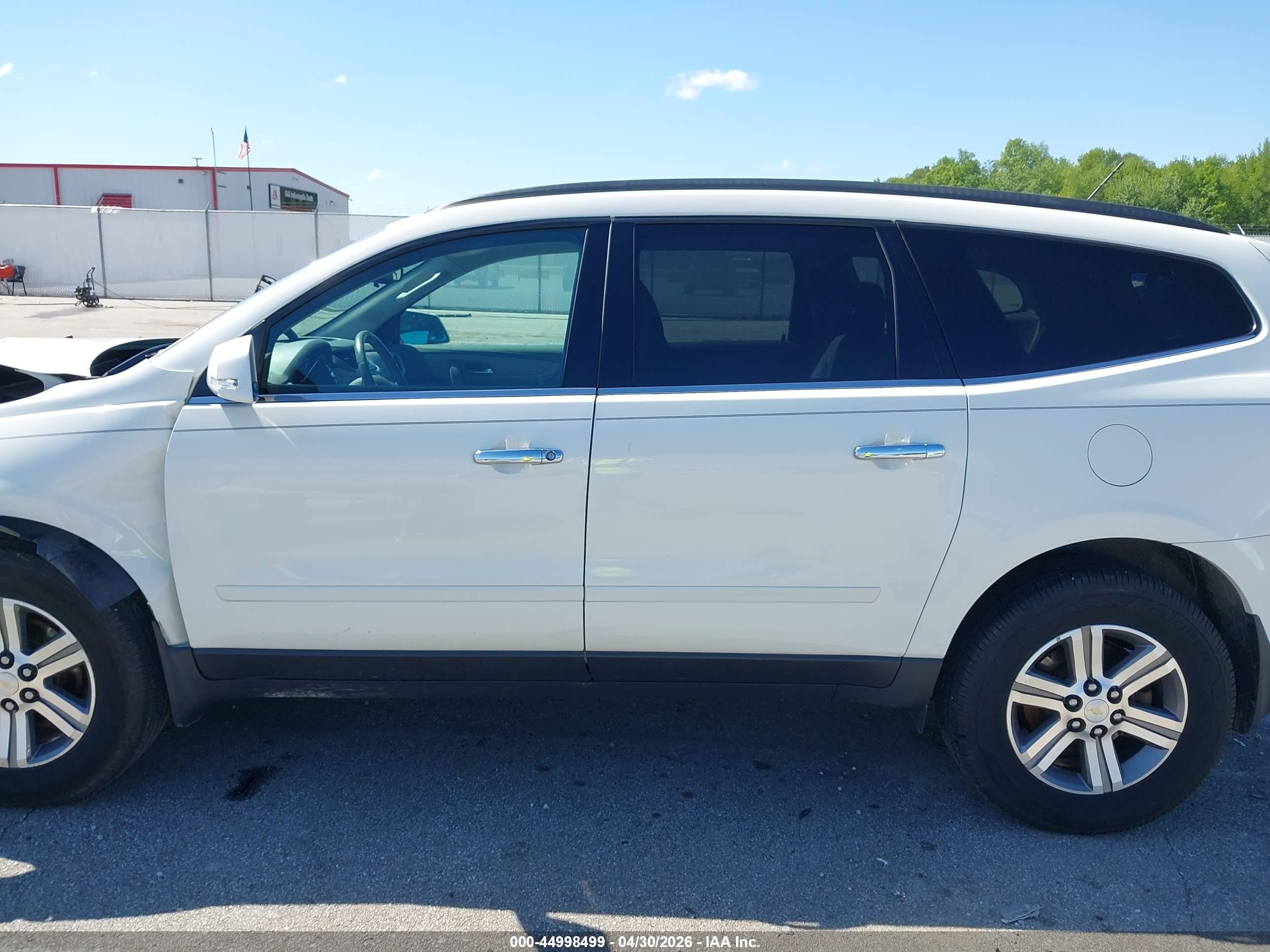 2015 Chevrolet Traverse 1lt White vin: 1GNKVGKD8FJ314864