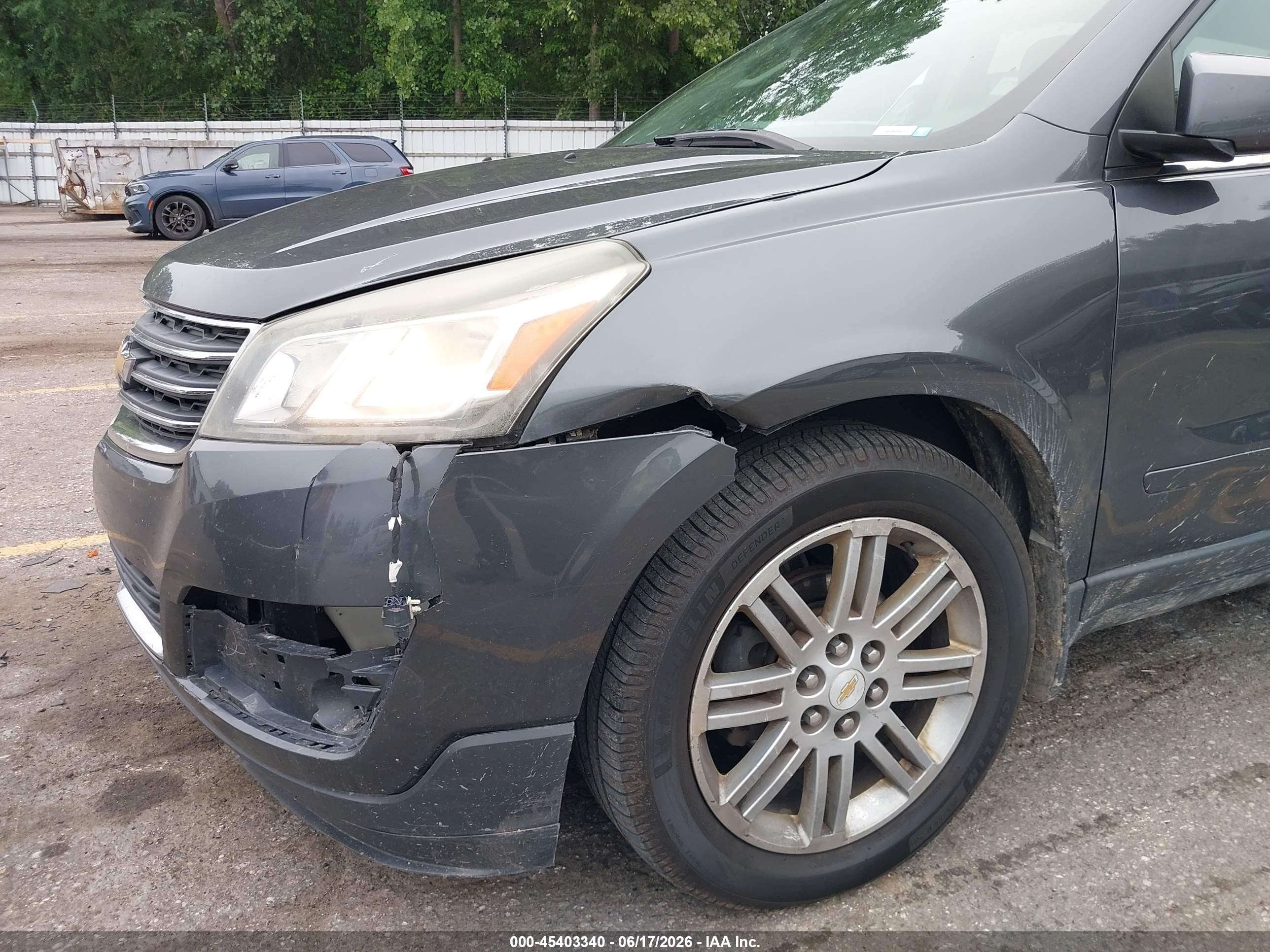 2013 Chevrolet Traverse Lt Gray vin: 1GNKVGKD9DJ111236