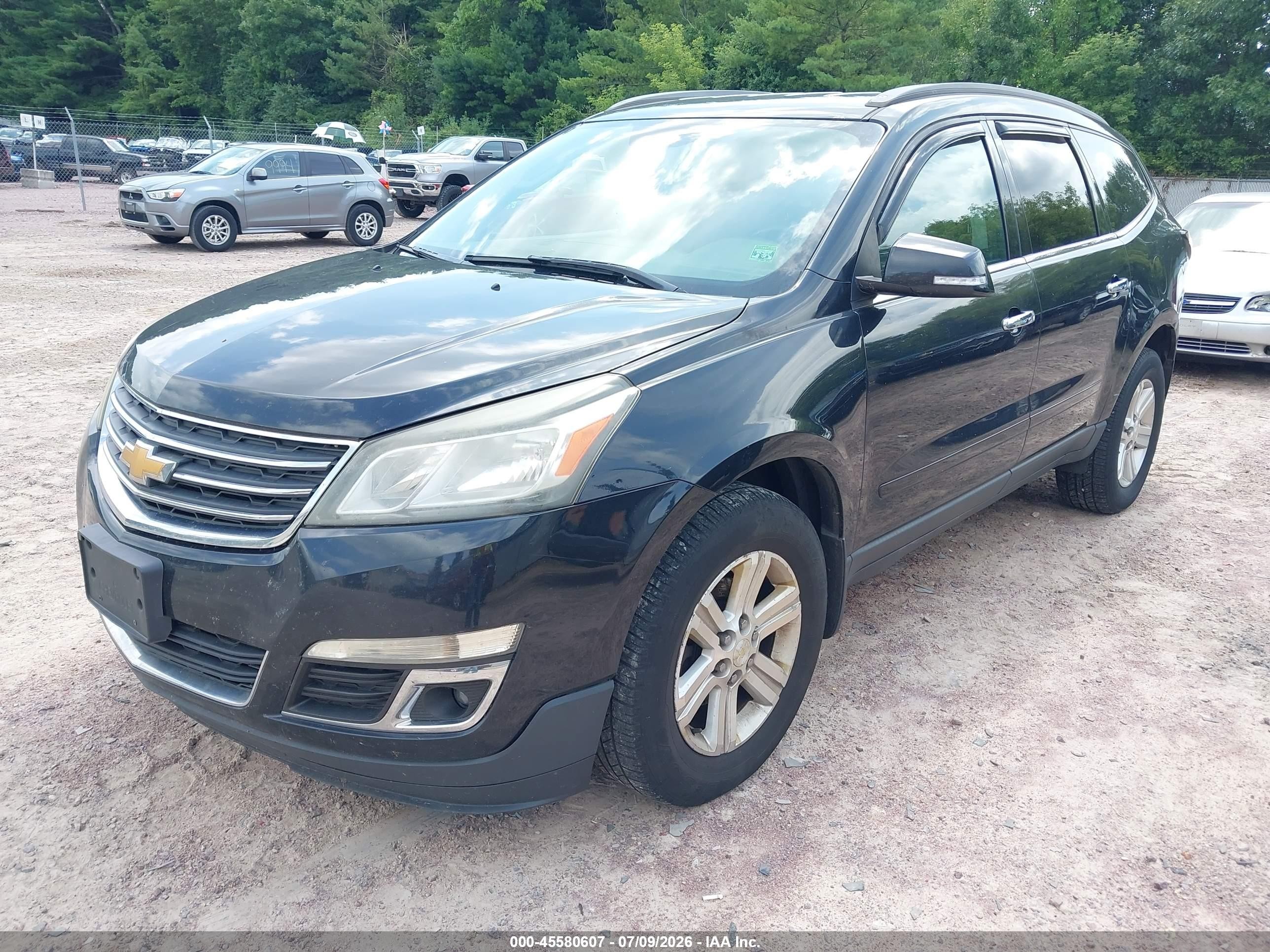 2013 Chevrolet Traverse Lt Black vin: 1GNKVGKD9DJ197194