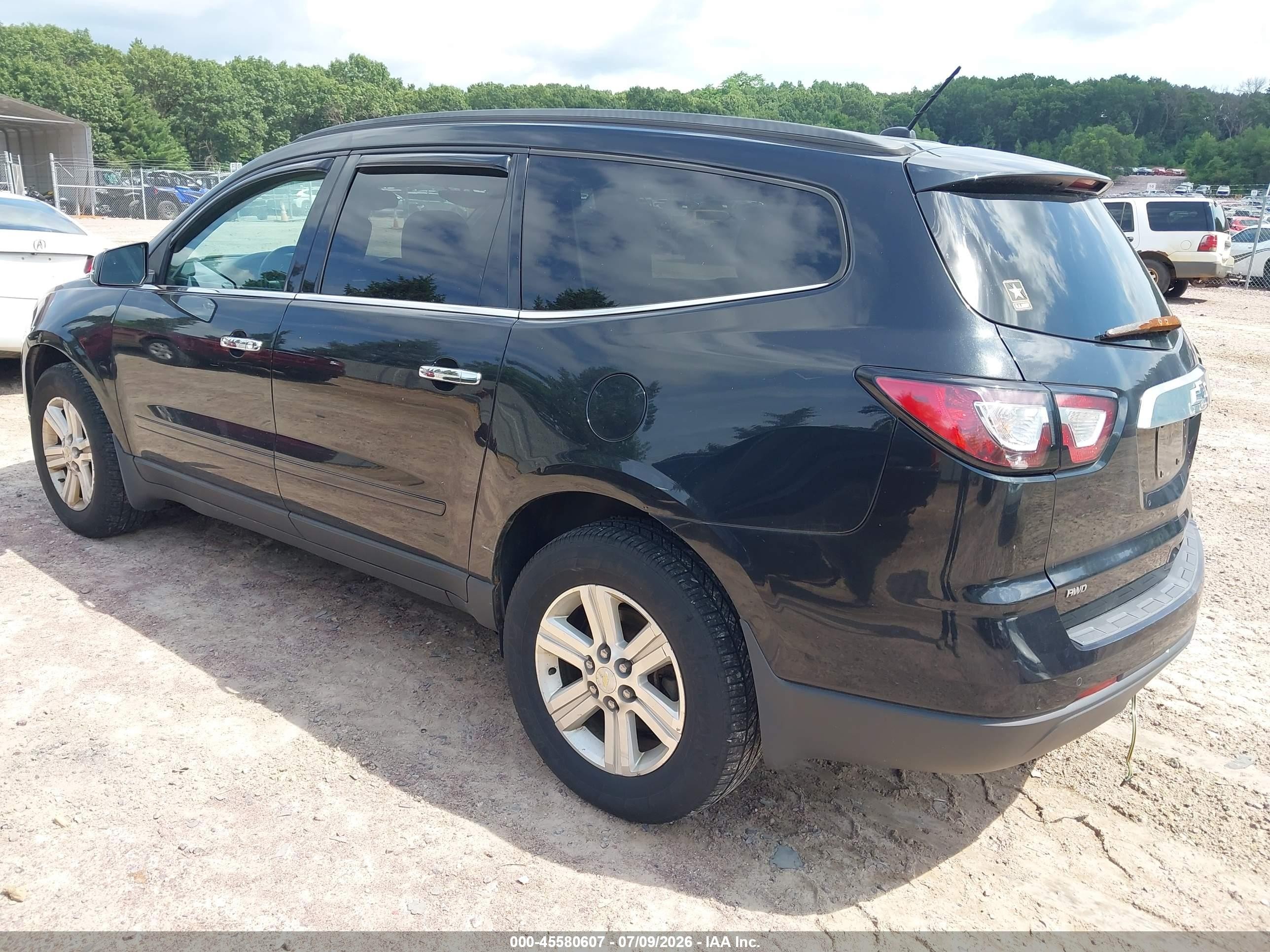 2013 Chevrolet Traverse Lt Black vin: 1GNKVGKD9DJ197194