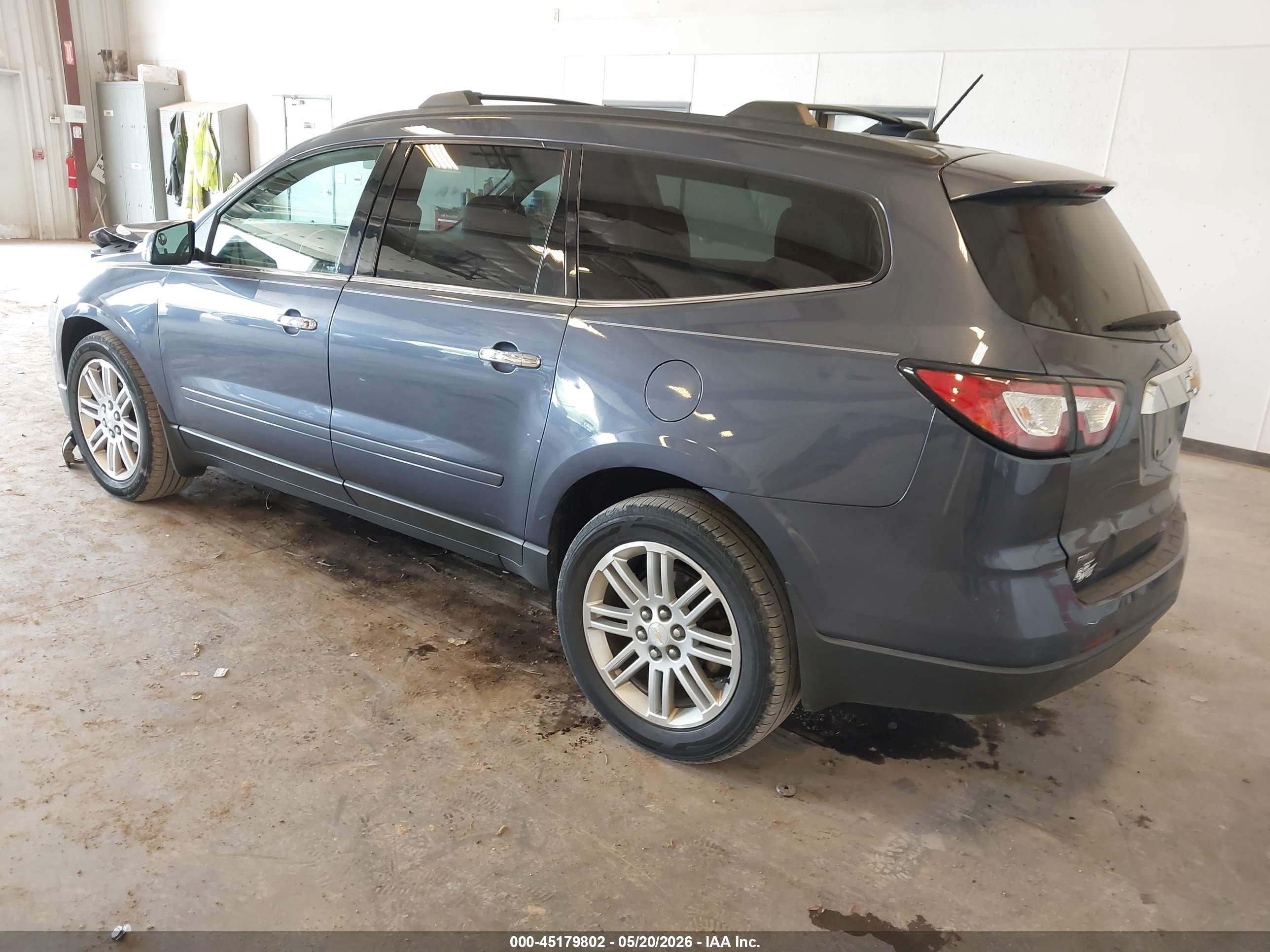 2014 Chevrolet Traverse 1lt Gray vin: 1GNKVGKD9EJ237016