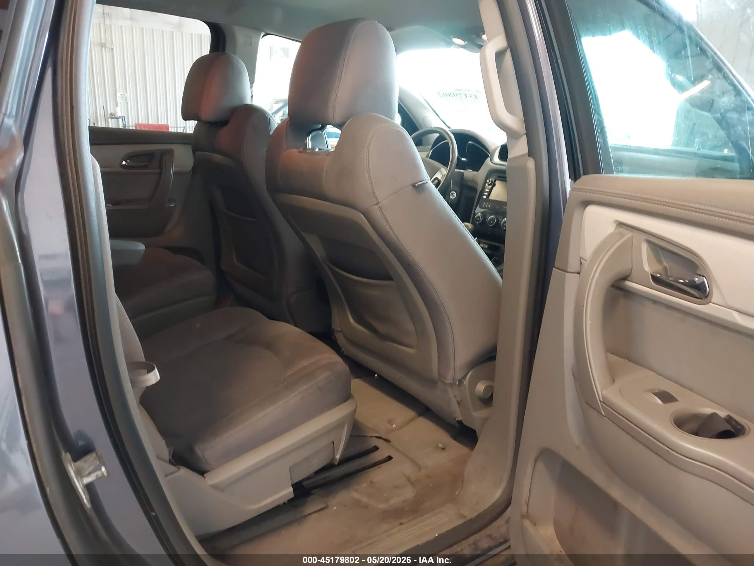 2014 Chevrolet Traverse 1lt Gray vin: 1GNKVGKD9EJ237016