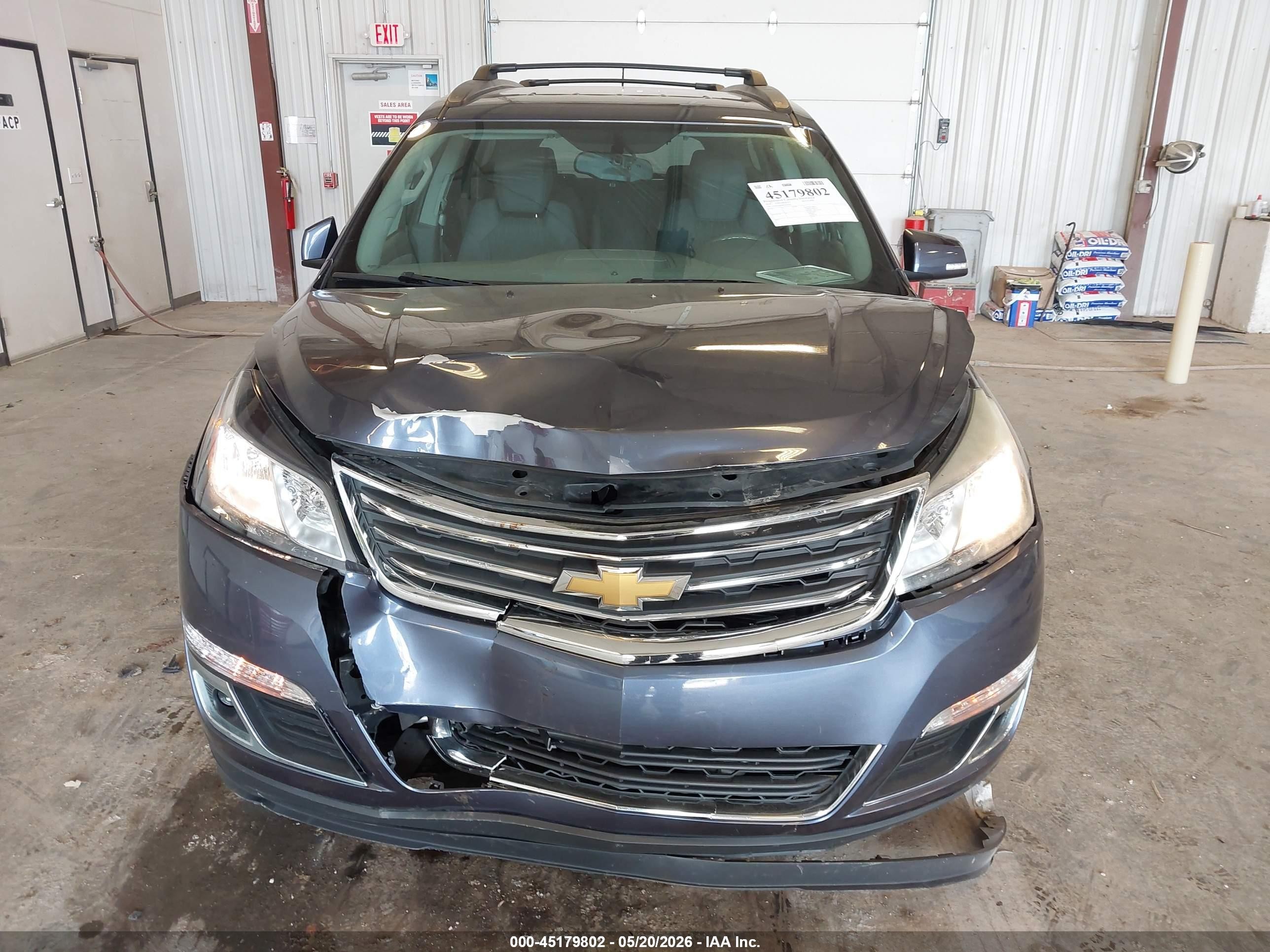 2014 Chevrolet Traverse 1lt Gray vin: 1GNKVGKD9EJ237016
