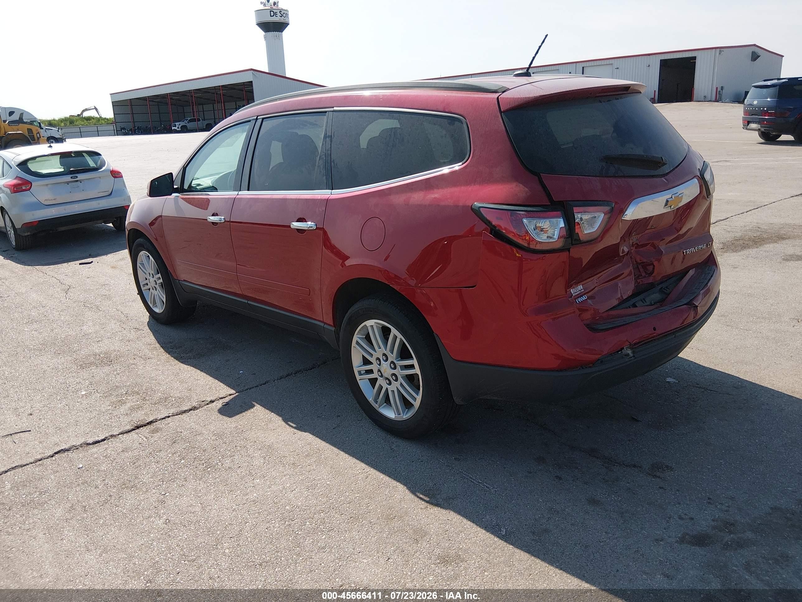 2014 Chevrolet Traverse 1lt Красный vin: 1GNKVGKD9EJ239901