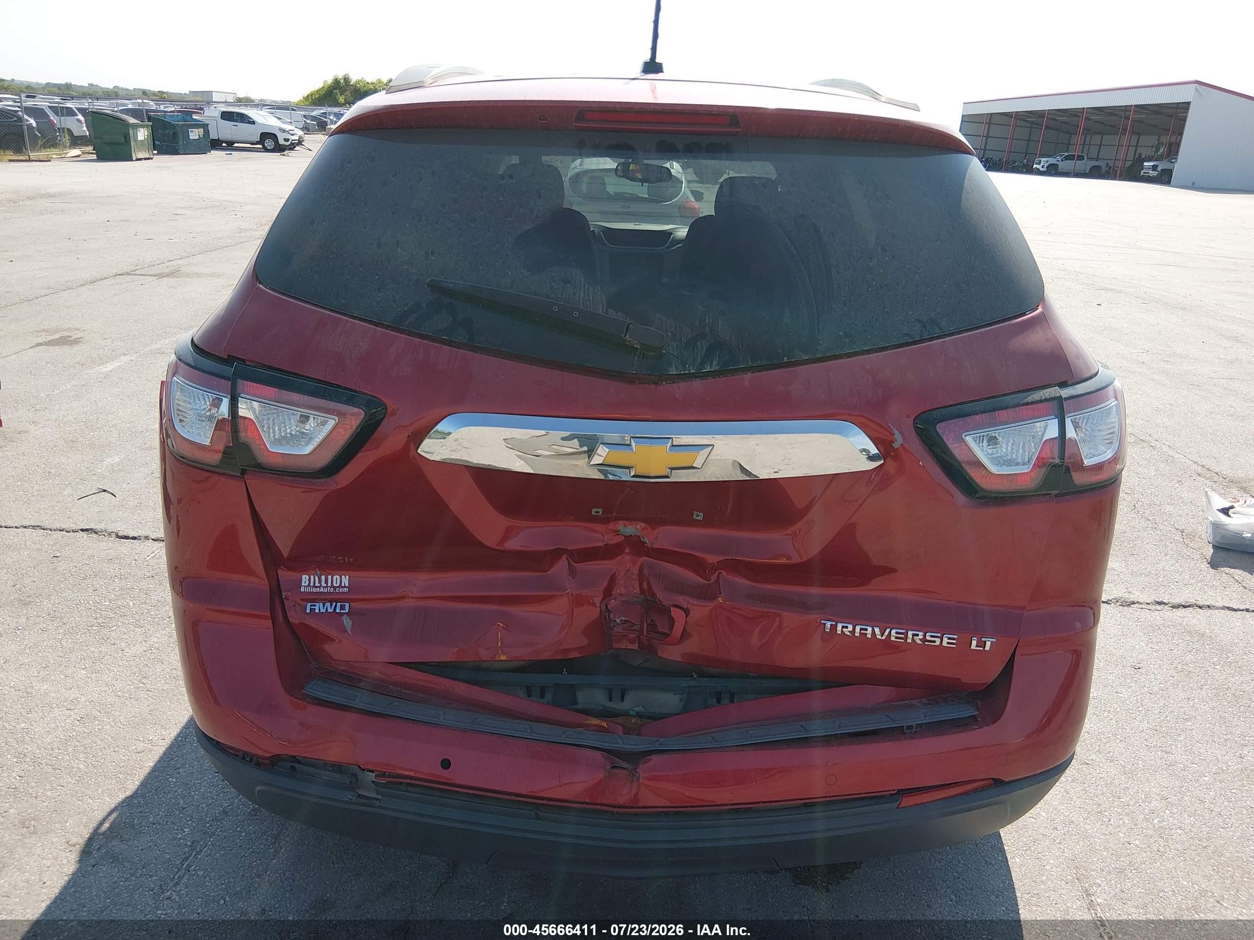 2014 Chevrolet Traverse 1lt Красный vin: 1GNKVGKD9EJ239901