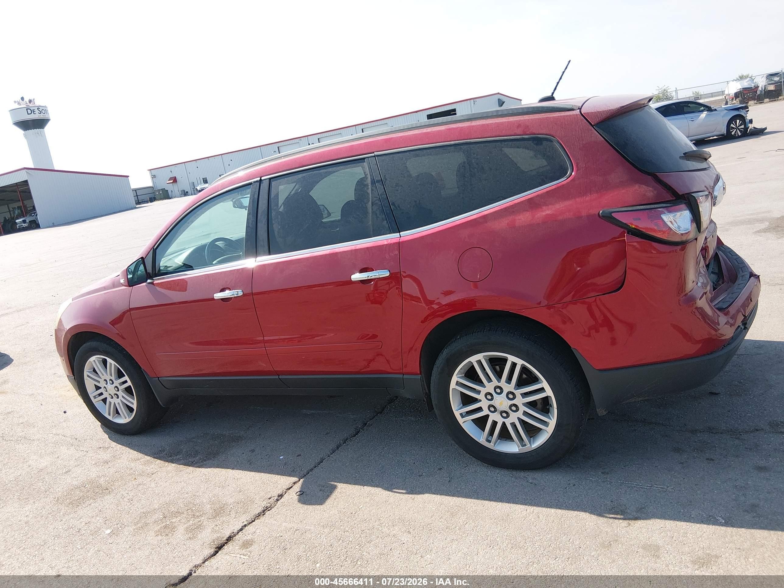 2014 Chevrolet Traverse 1lt Красный vin: 1GNKVGKD9EJ239901