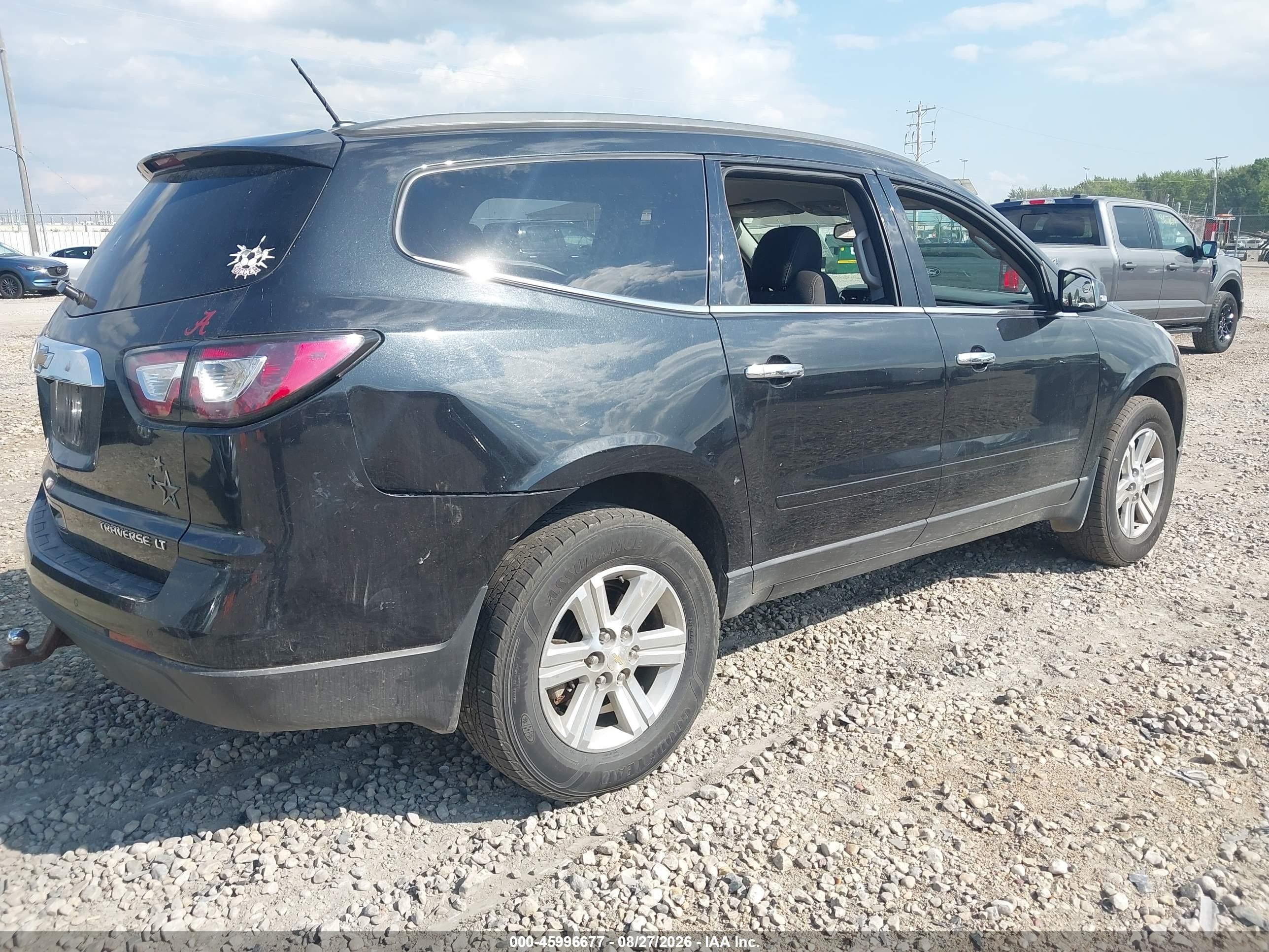2014 Chevrolet Traverse 1lt Black vin: 1GNKVGKD9EJ278777