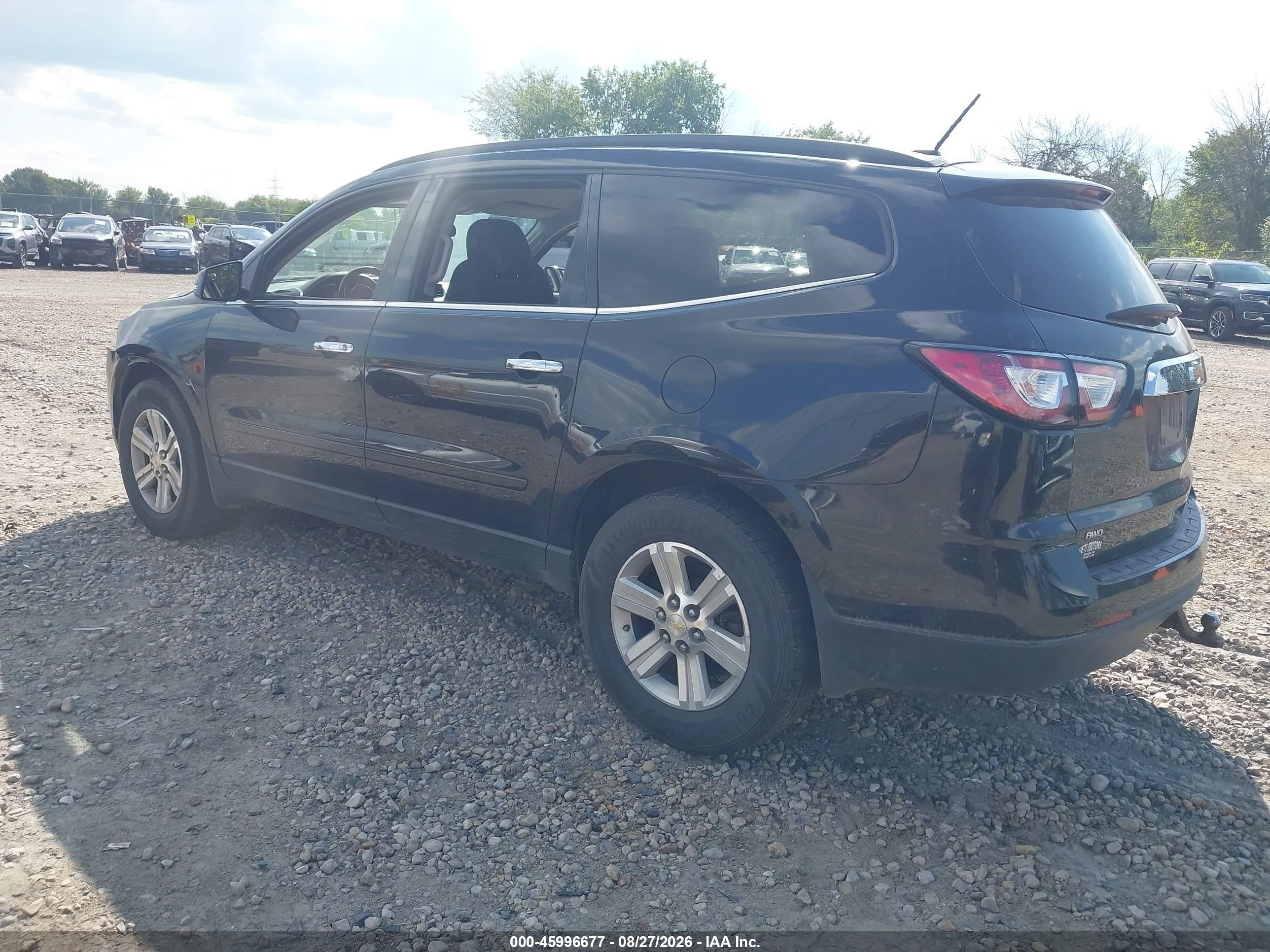 2014 Chevrolet Traverse 1lt Black vin: 1GNKVGKD9EJ278777