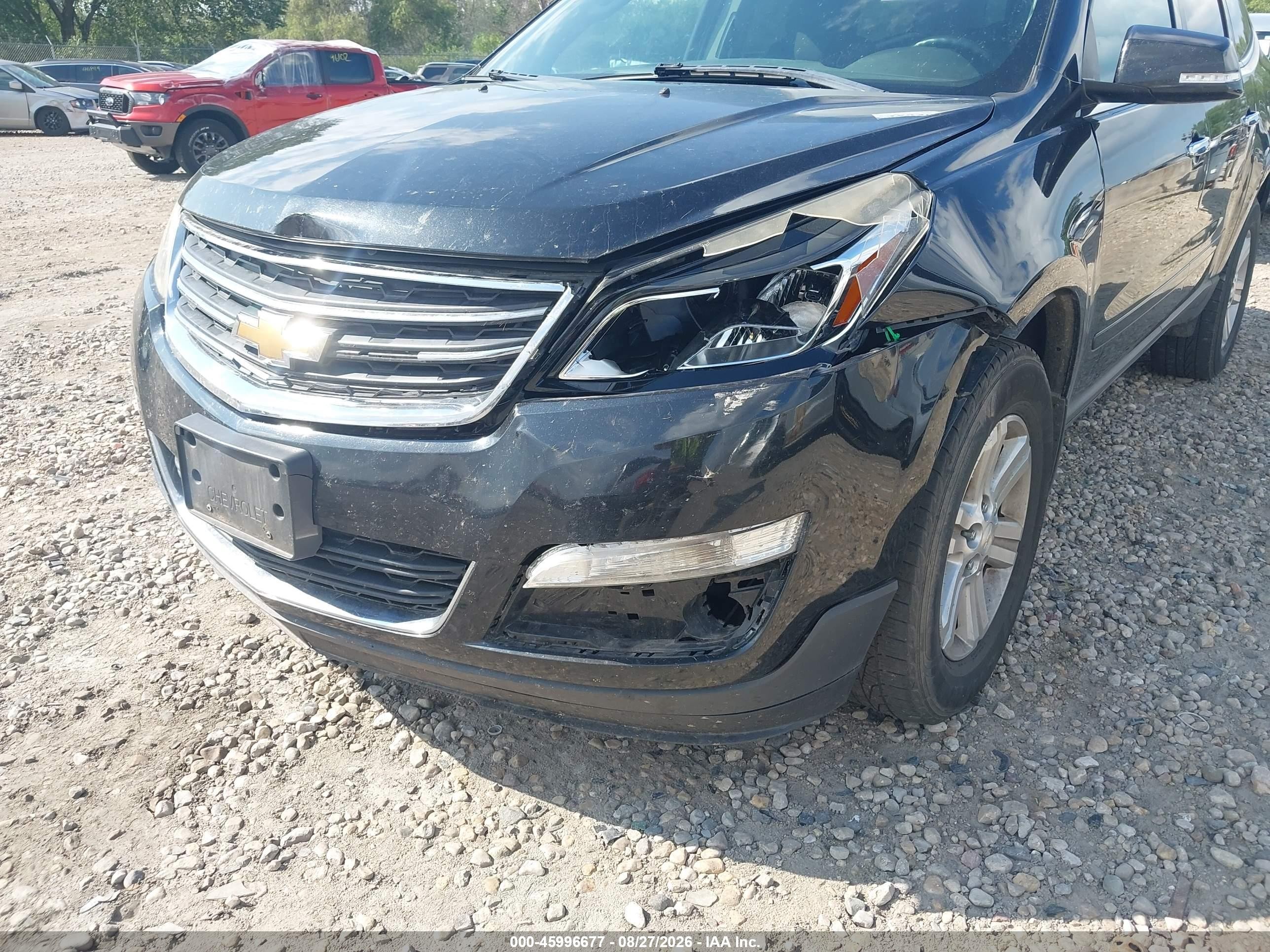 2014 Chevrolet Traverse 1lt Black vin: 1GNKVGKD9EJ278777