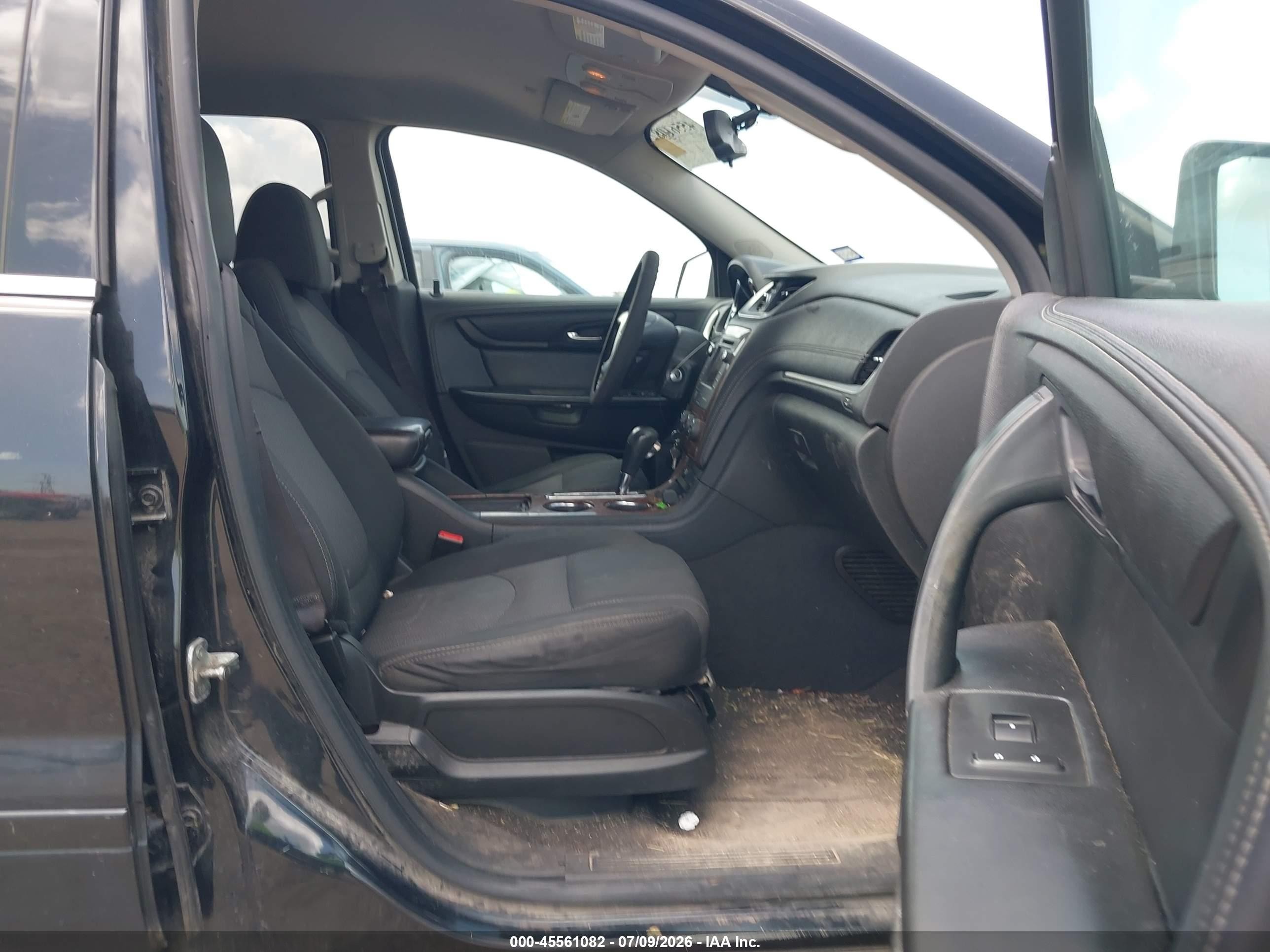 2014 Chevrolet Traverse 1lt Black vin: 1GNKVGKD9EJ323913