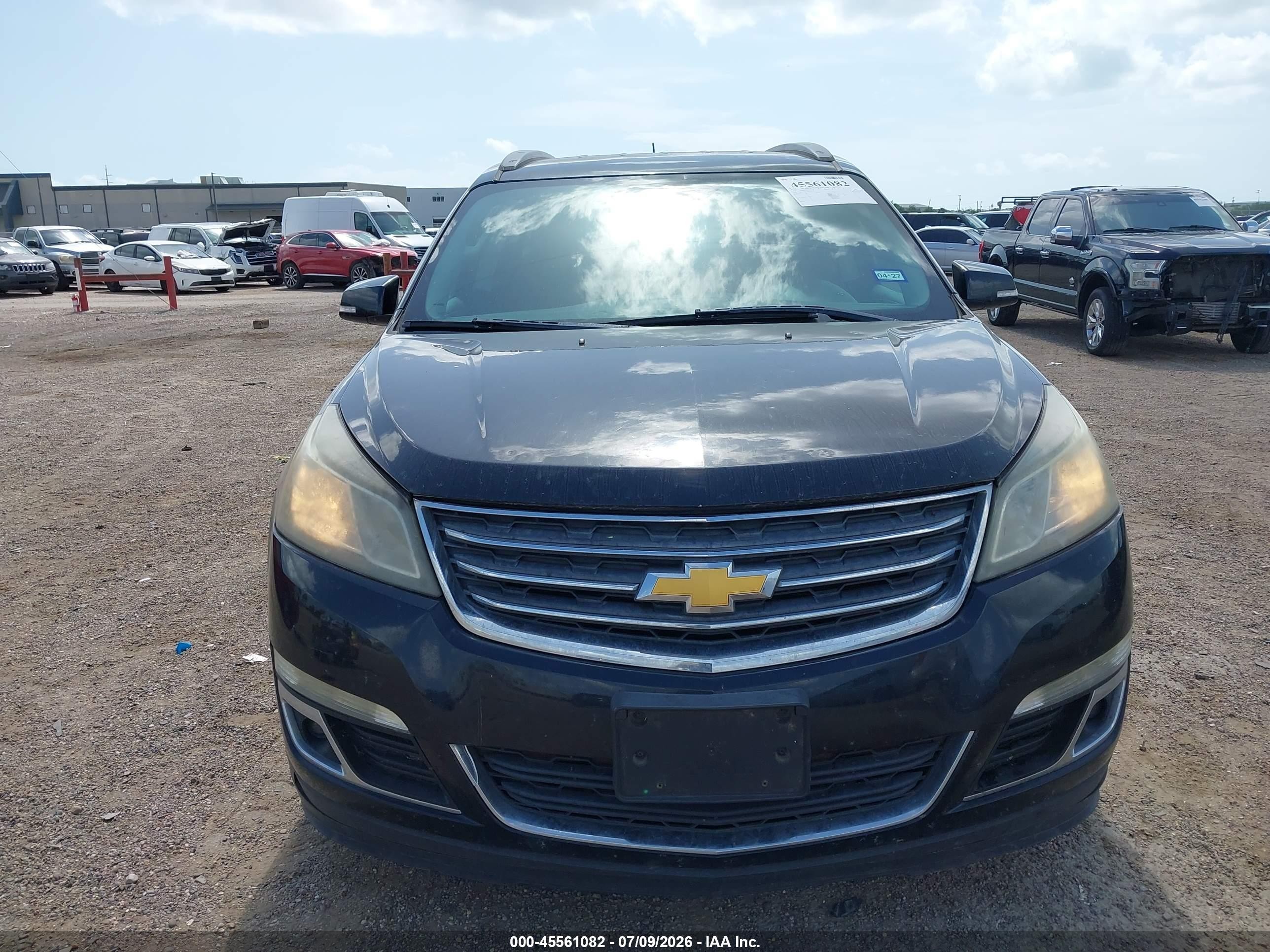 2014 Chevrolet Traverse 1lt Black vin: 1GNKVGKD9EJ323913