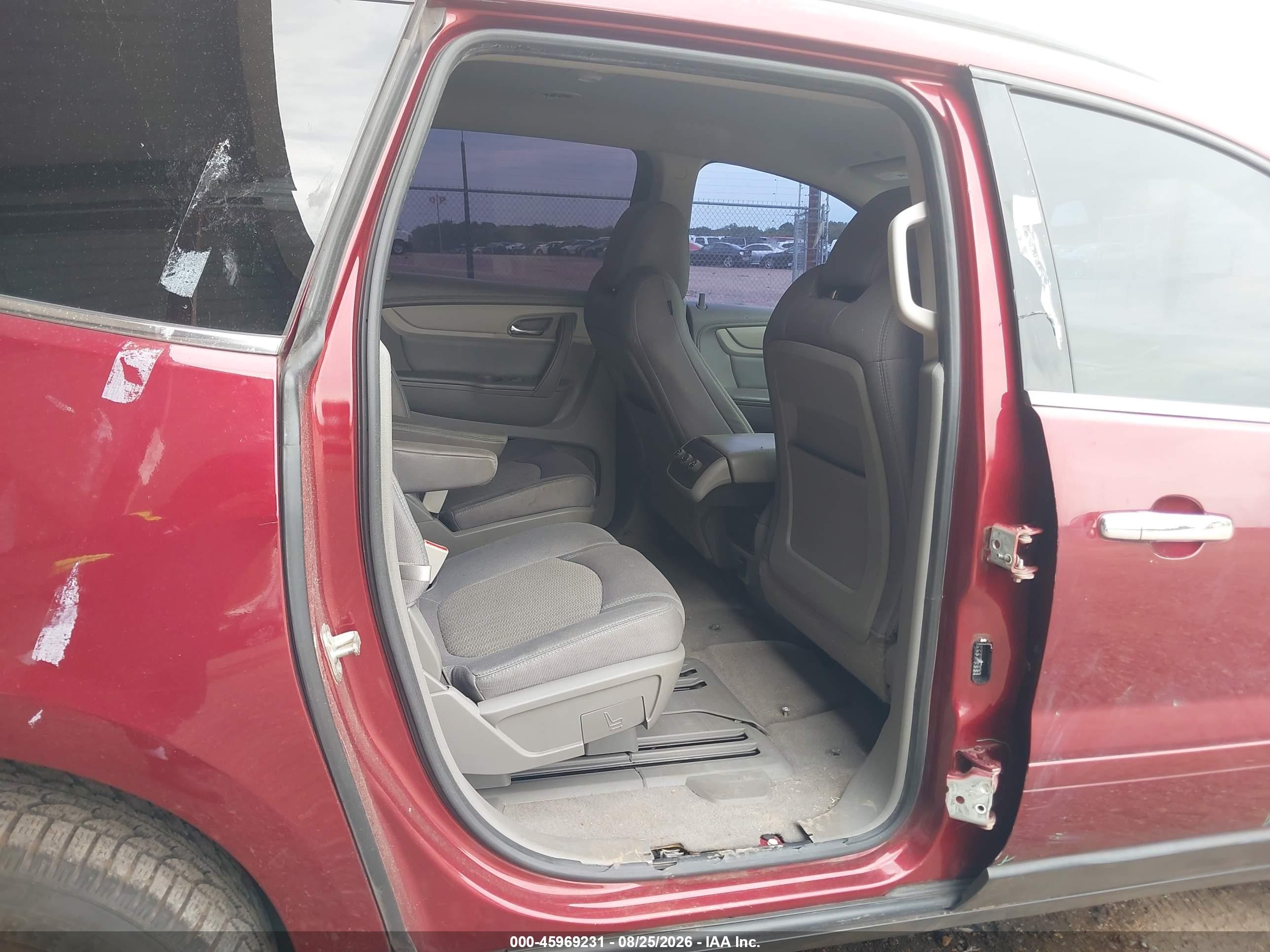 2015 Chevrolet Traverse Lt Red vin: 1GNKVGKD9FJ160620