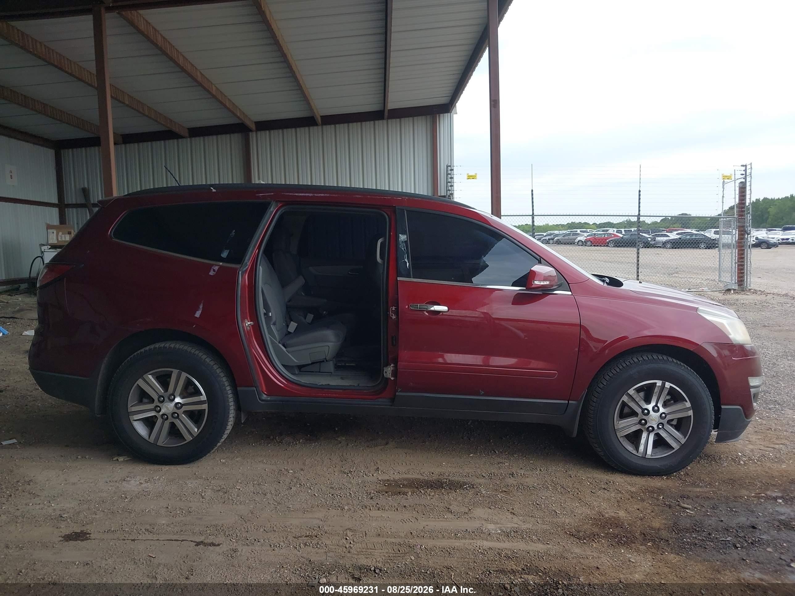 2015 Chevrolet Traverse Lt Red vin: 1GNKVGKD9FJ160620