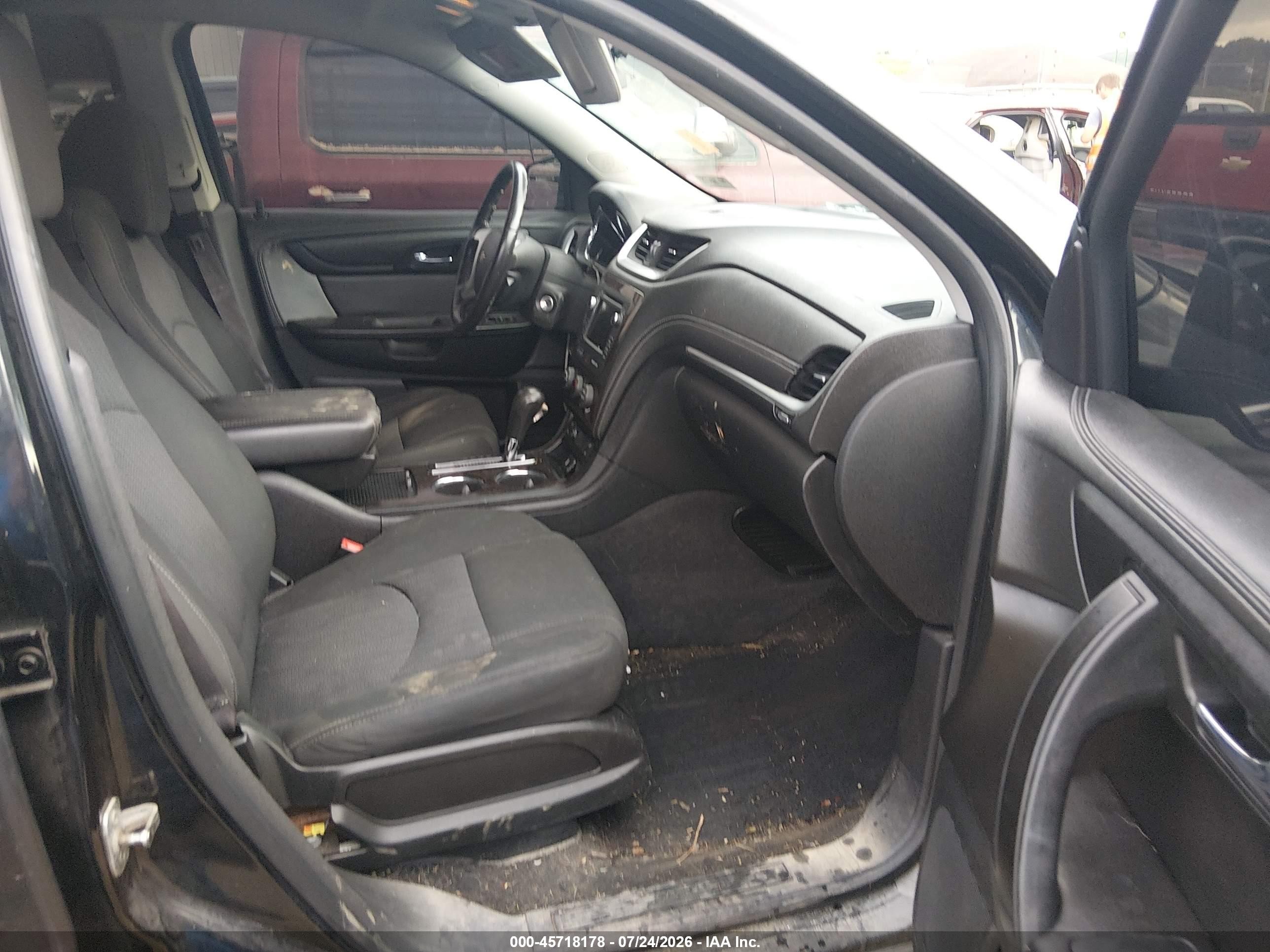 2015 Chevrolet Traverse Lt Black vin: 1GNKVGKD9FJ265173