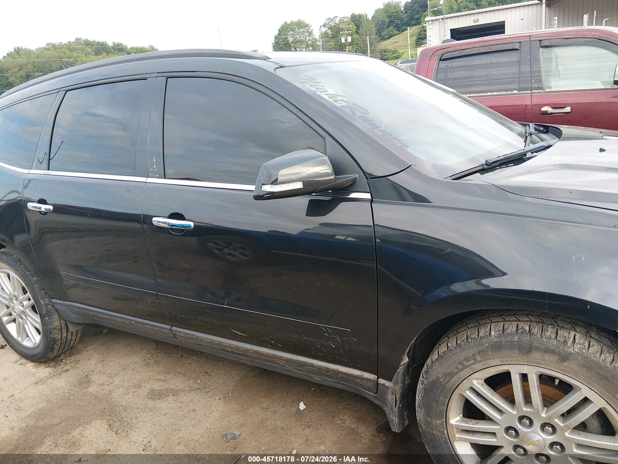 2015 Chevrolet Traverse Lt Black vin: 1GNKVGKD9FJ265173