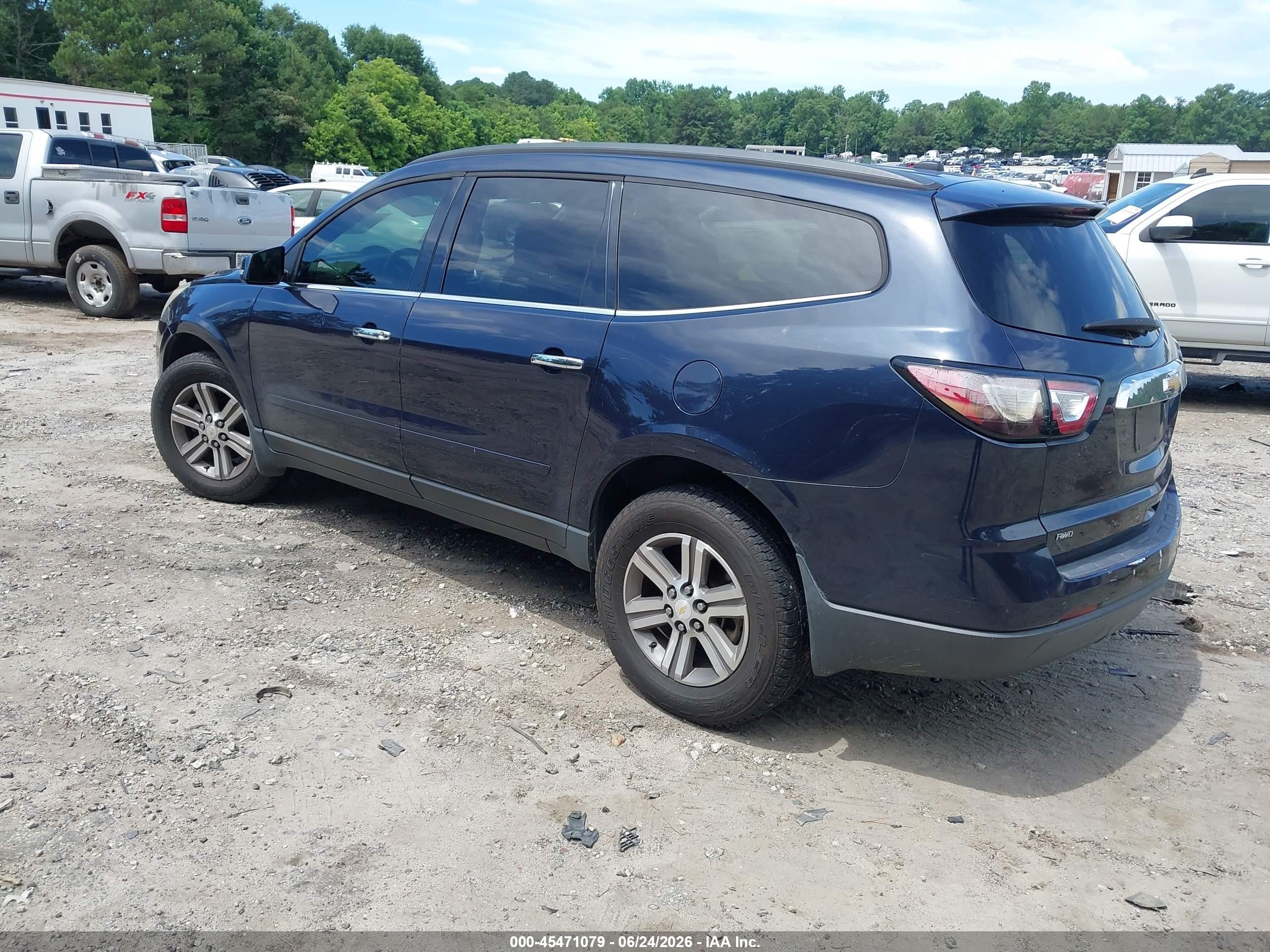 2015 Chevrolet Traverse Lt Dark Blue vin: 1GNKVGKD9FJ301007