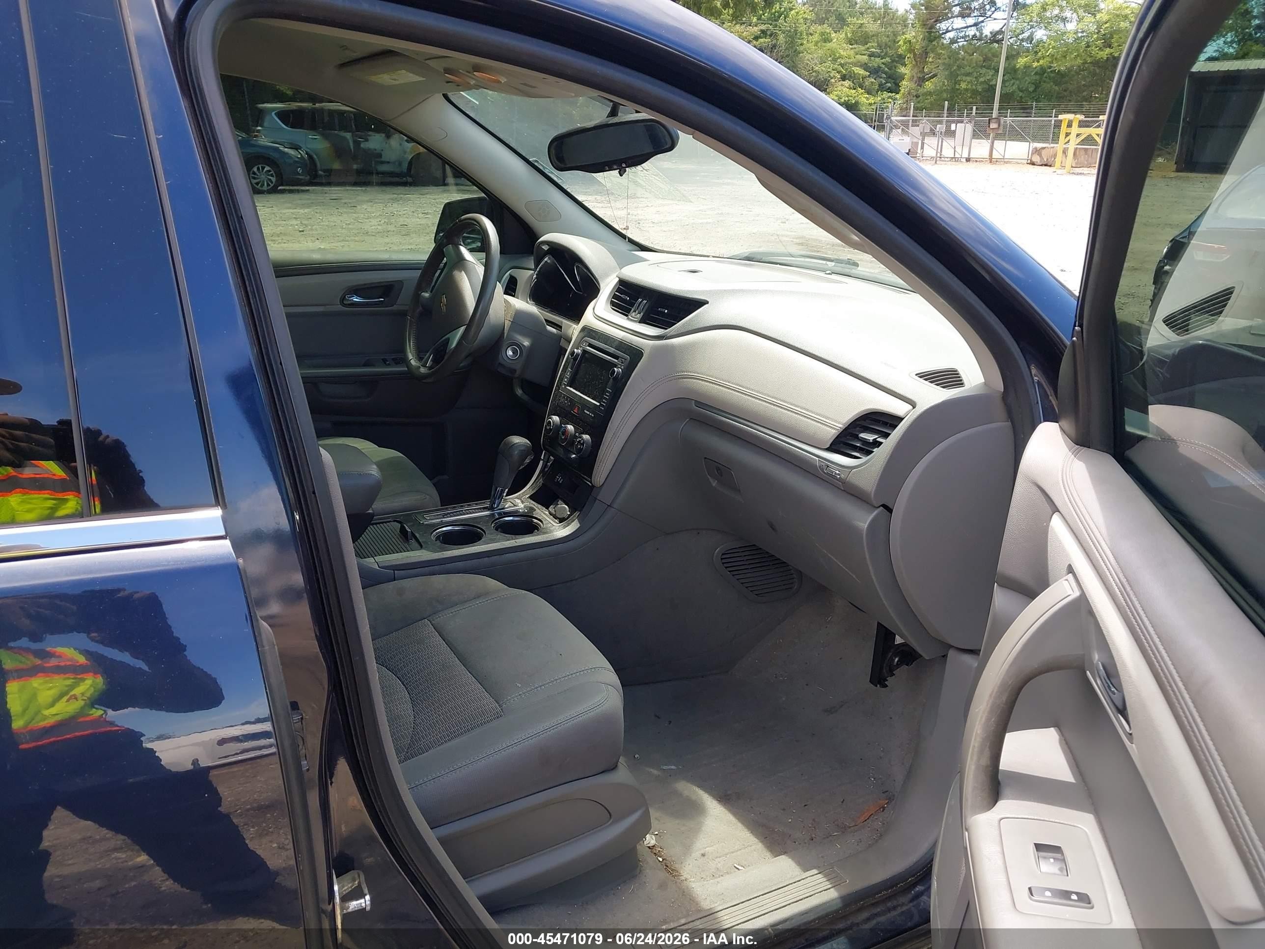 2015 Chevrolet Traverse Lt Dark Blue vin: 1GNKVGKD9FJ301007