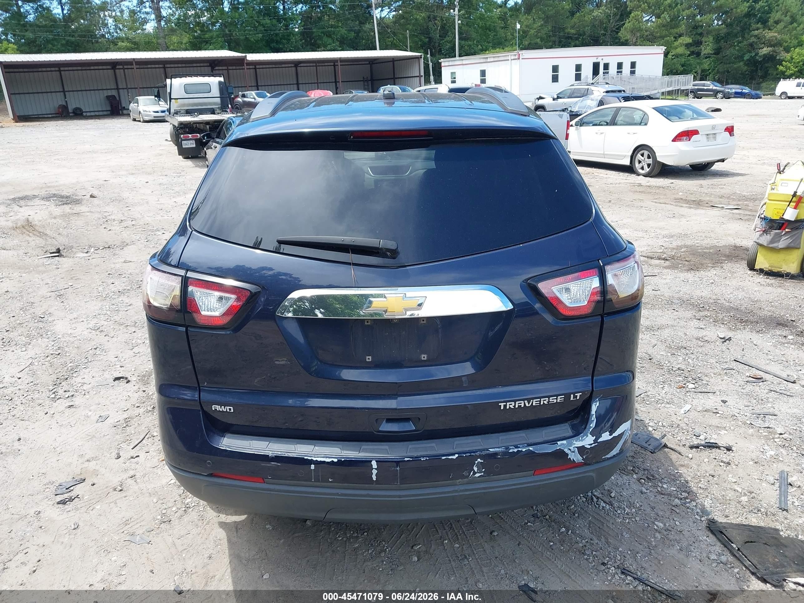 2015 Chevrolet Traverse Lt Dark Blue vin: 1GNKVGKD9FJ301007