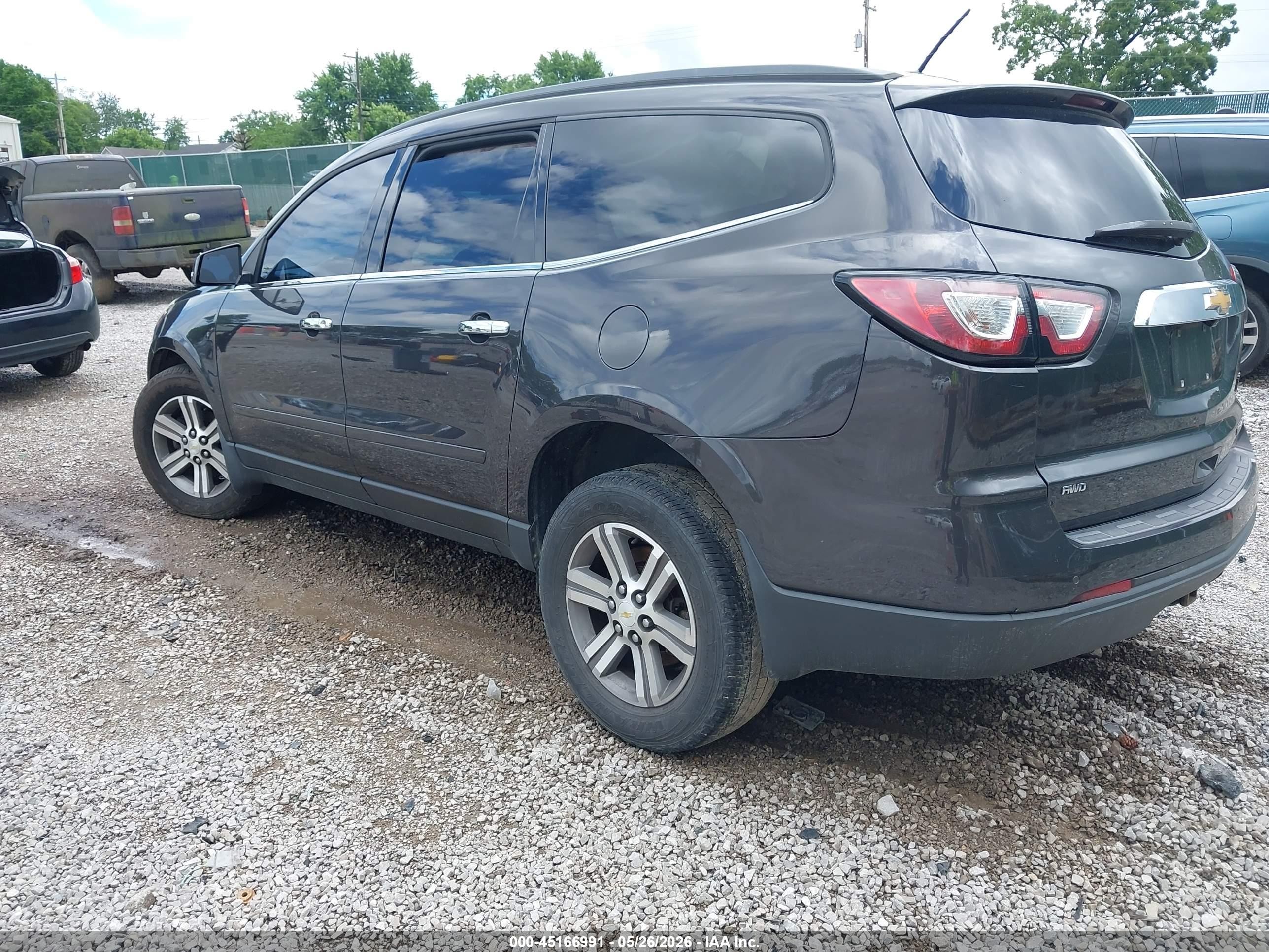 2015 Chevrolet Traverse 1lt Gray vin: 1GNKVGKD9FJ324559