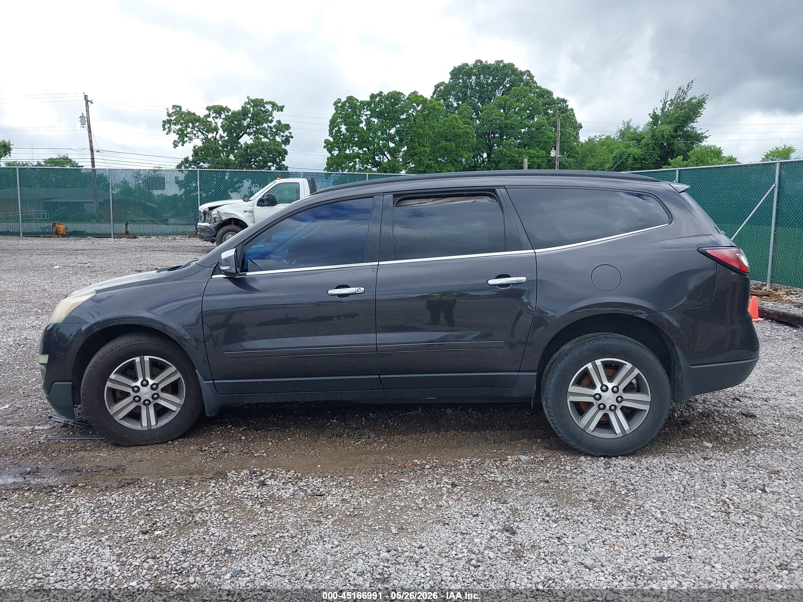 2015 Chevrolet Traverse 1lt Gray vin: 1GNKVGKD9FJ324559
