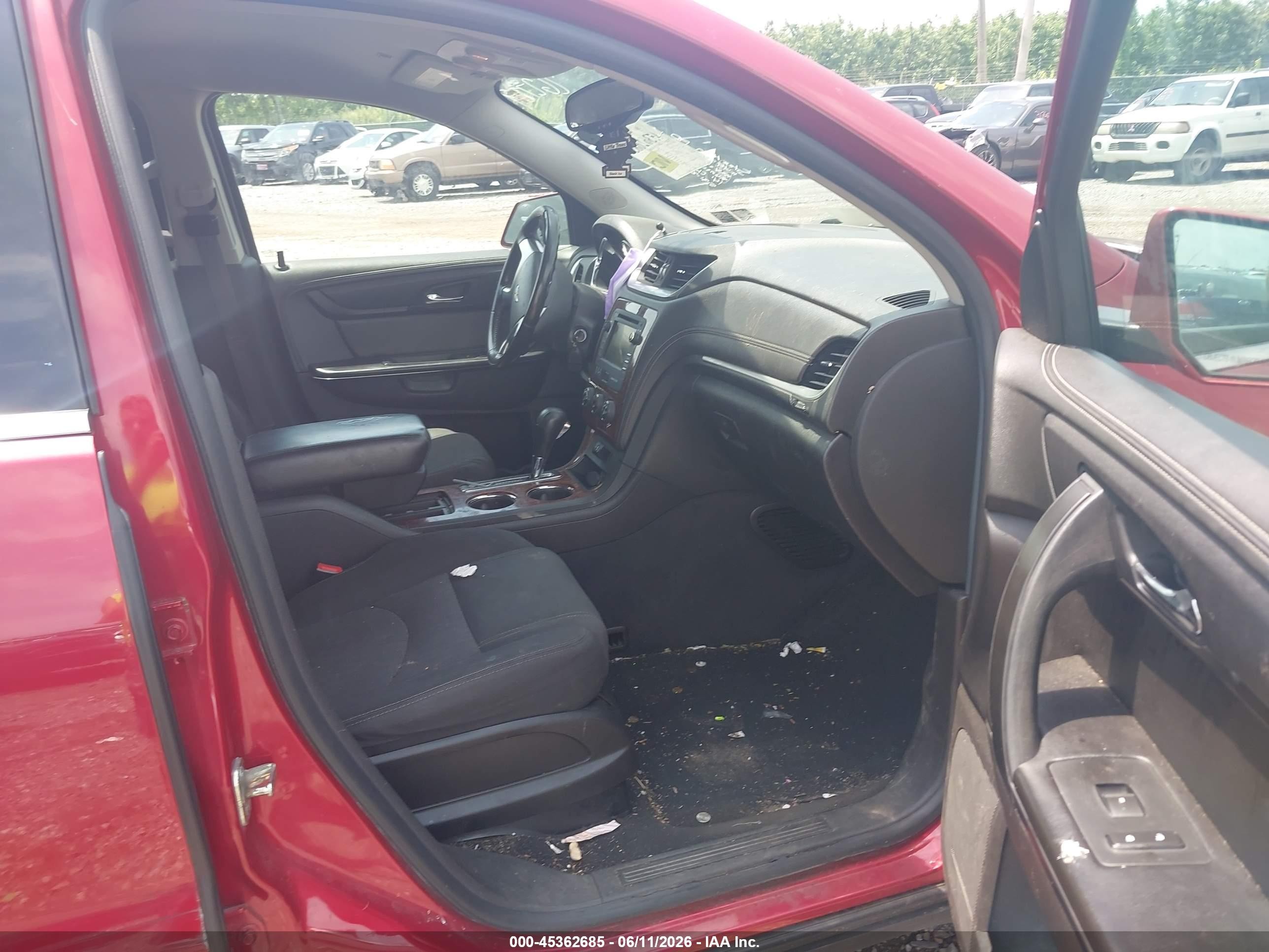 2014 Chevrolet Traverse Lt Red vin: 1GNKVGKDXEJ262779