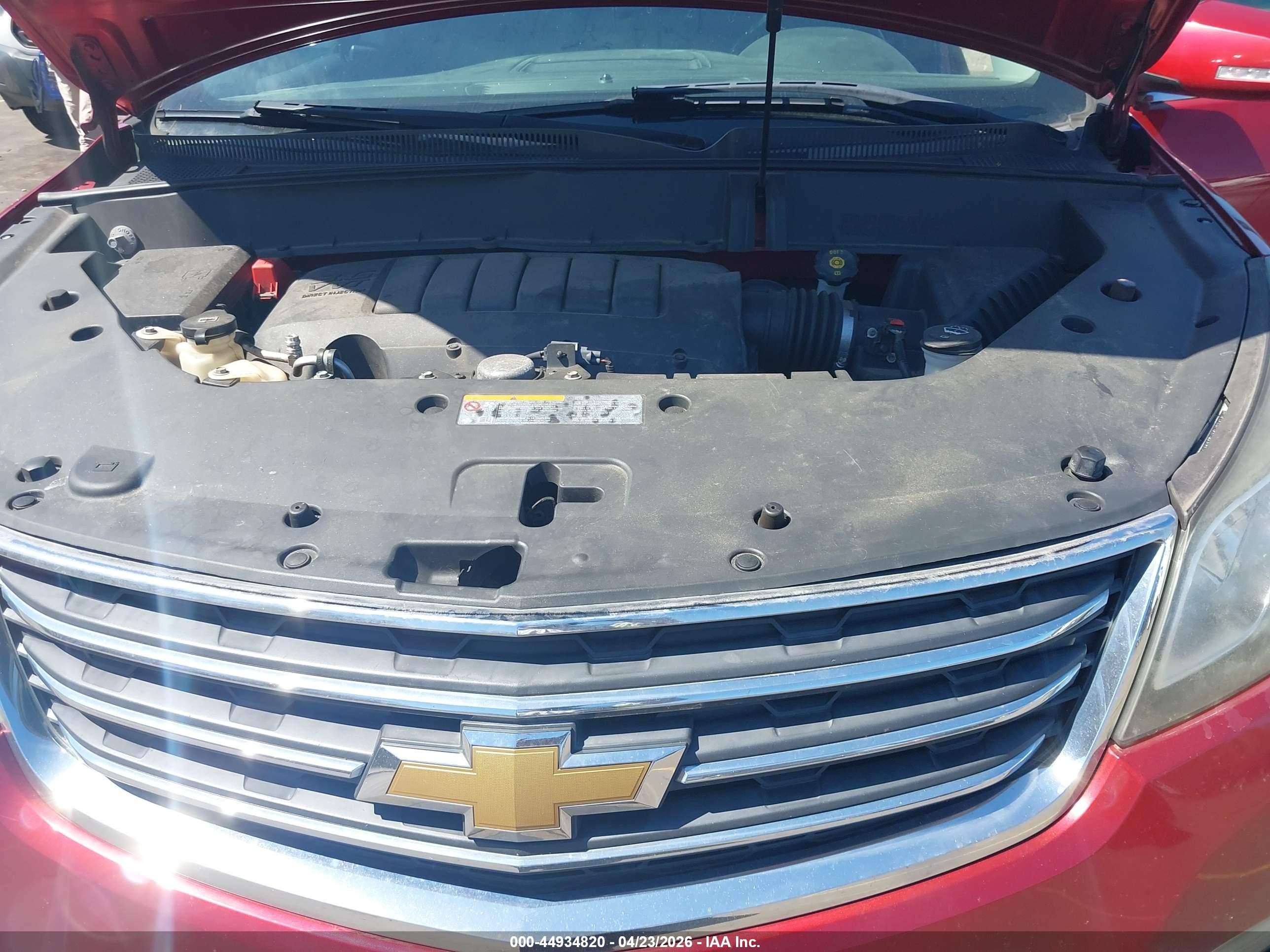 2014 Chevrolet Traverse 1lt Red vin: 1GNKVGKDXEJ333687