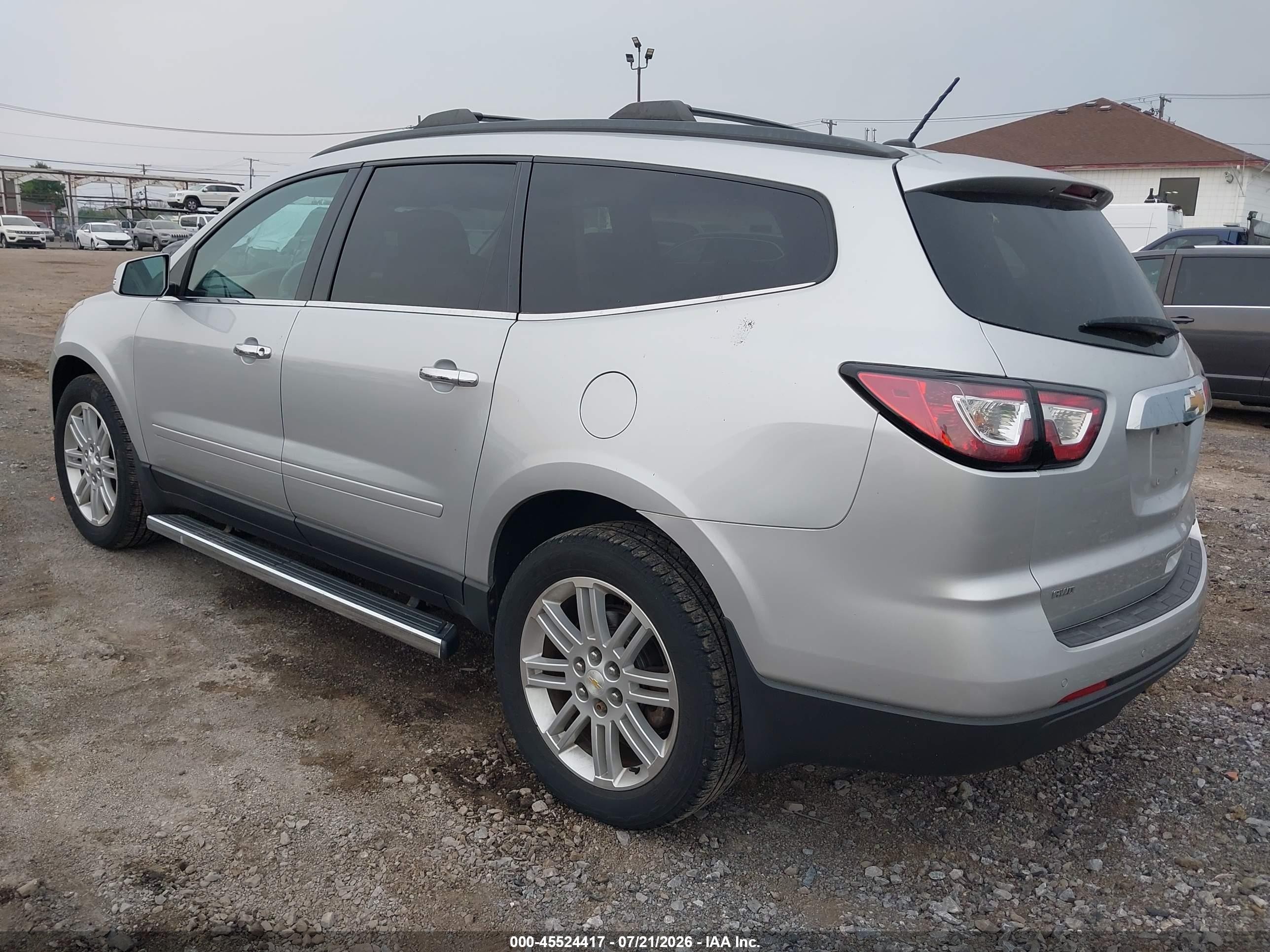 2015 Chevrolet Traverse Lt Silver vin: 1GNKVGKDXFJ385192