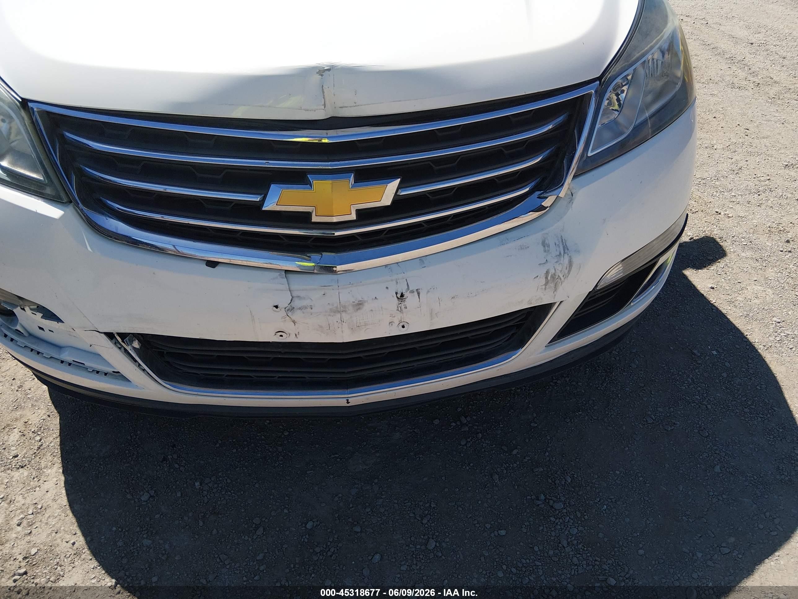 2015 Chevrolet Traverse 2lt White vin: 1GNKVHKD0FJ137572