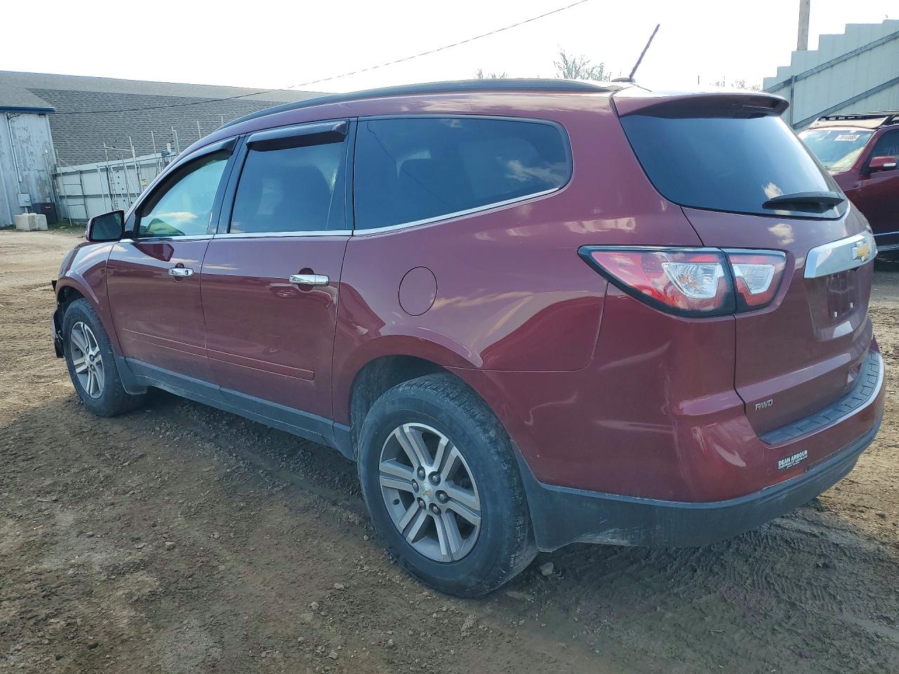 2015 Chevrolet Traverse Lt Burgundy vin: 1GNKVHKD2FJ382602