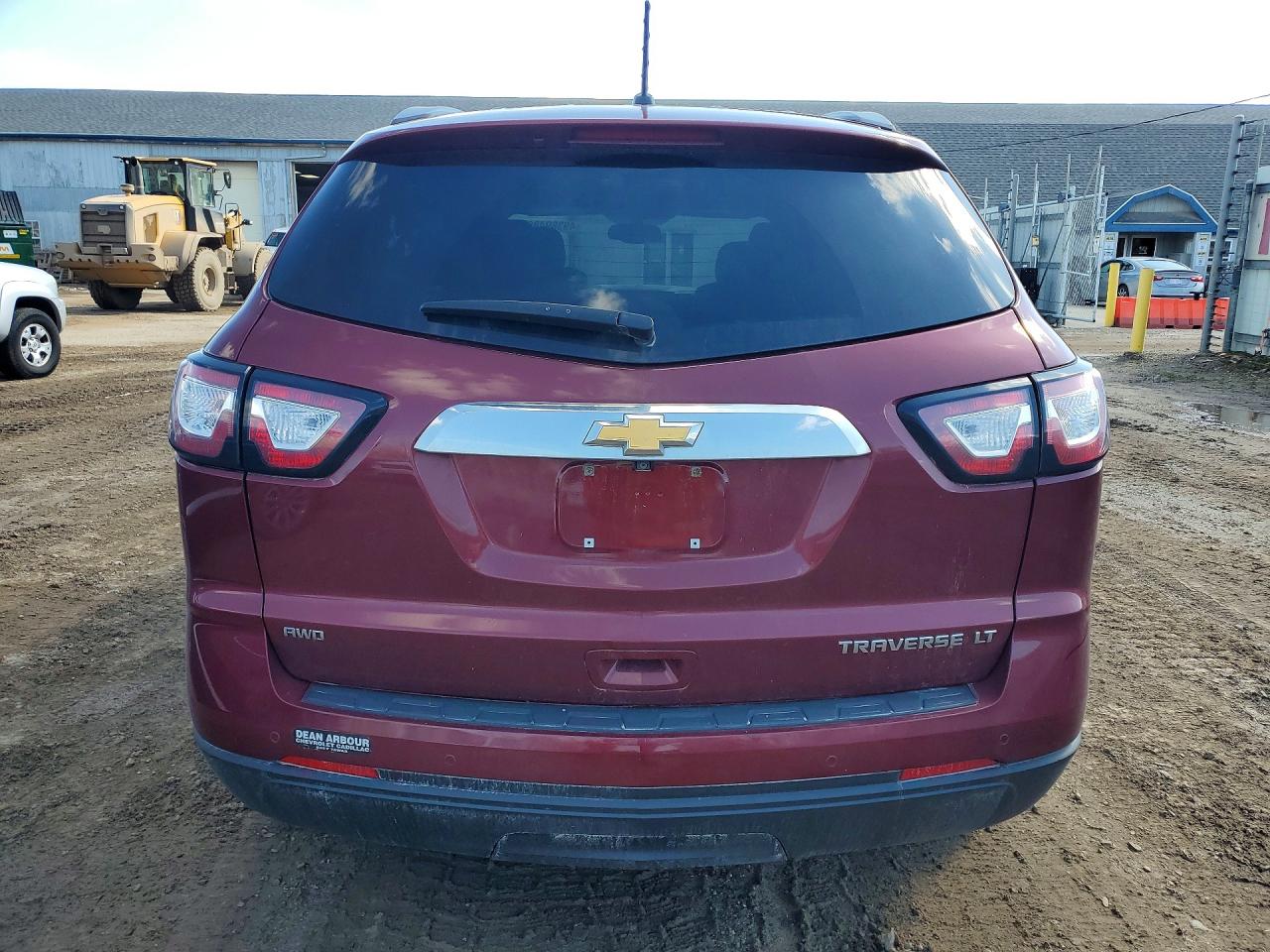 2015 Chevrolet Traverse Lt Burgundy vin: 1GNKVHKD2FJ382602