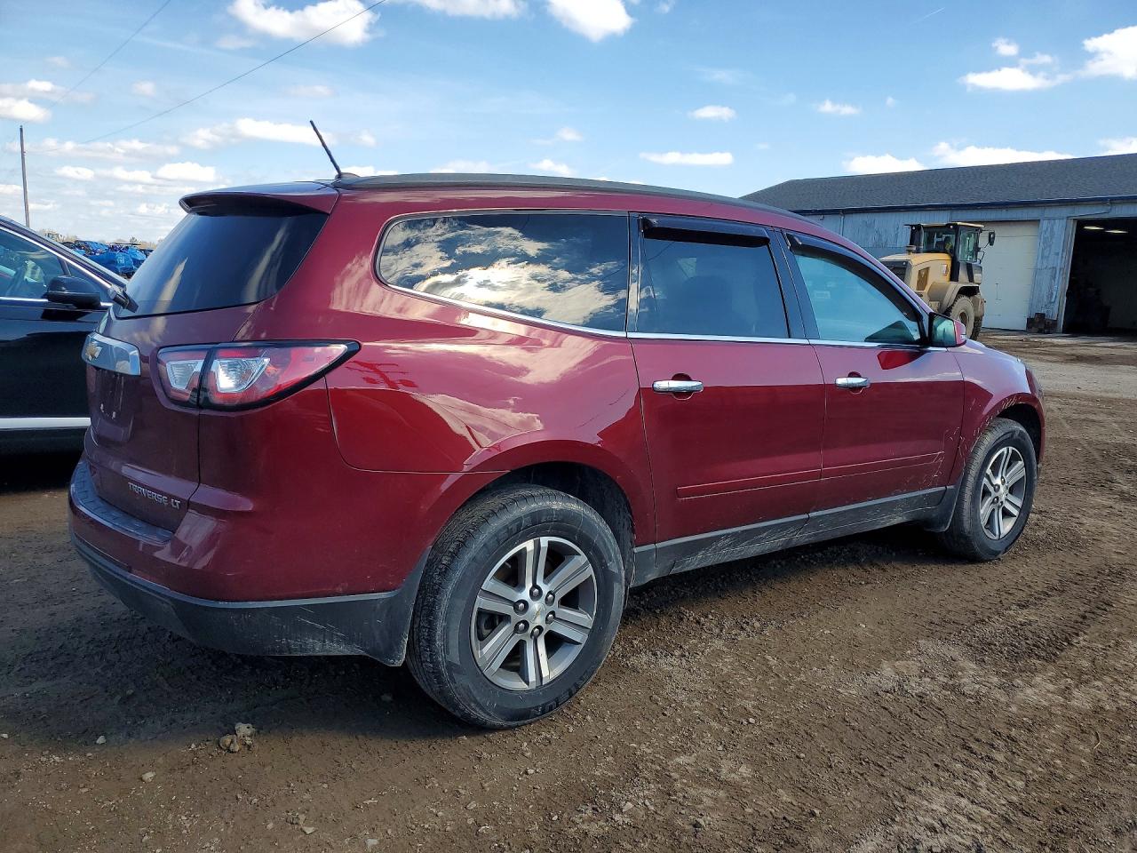 2015 Chevrolet Traverse Lt Burgundy vin: 1GNKVHKD2FJ382602