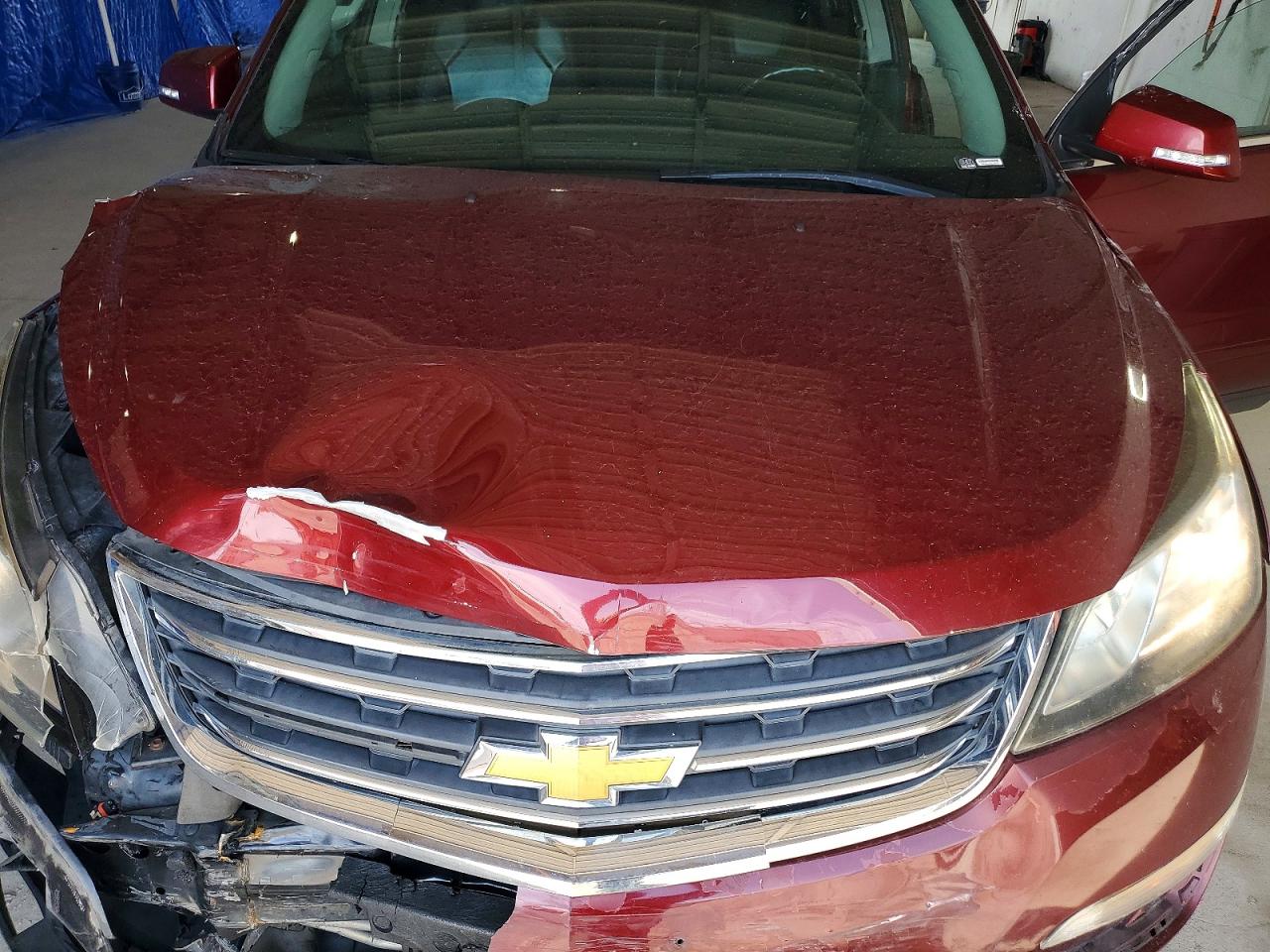 2015 Chevrolet Traverse Lt Maroon vin: 1GNKVHKD3FJ107403