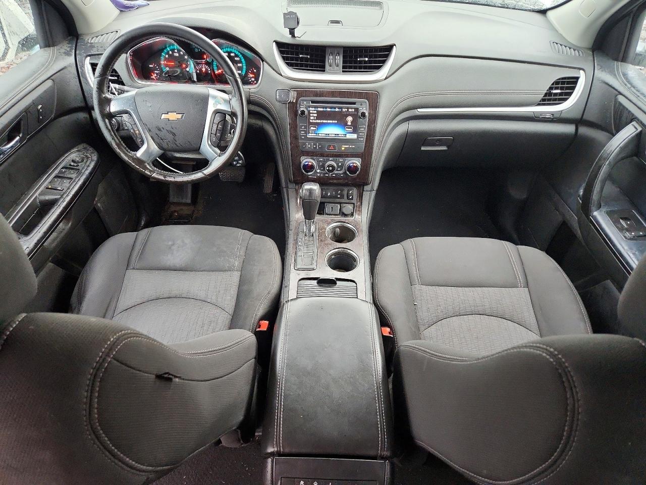 2015 Chevrolet Traverse Lt White vin: 1GNKVHKD3FJ118806