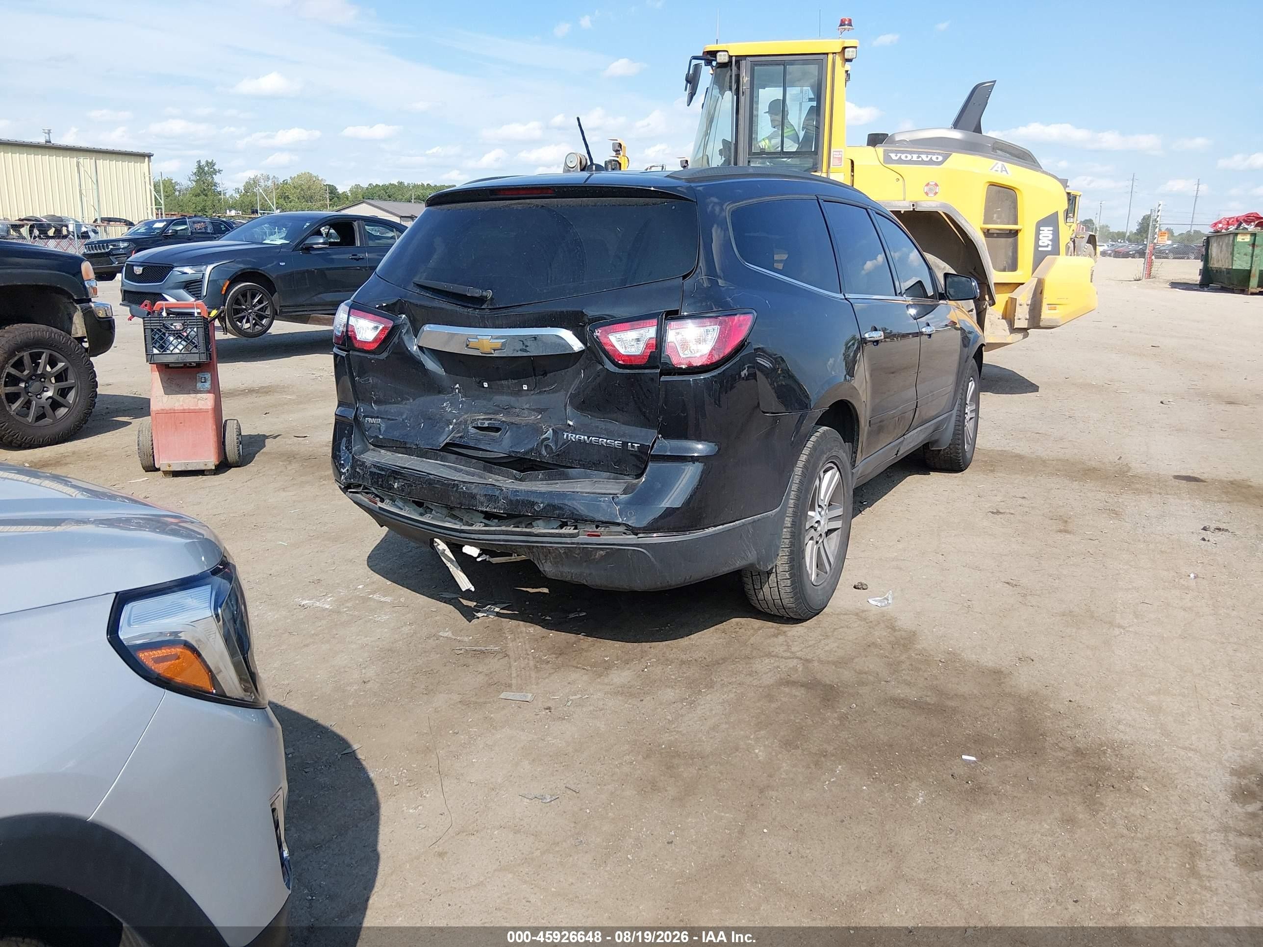 2015 Chevrolet Traverse Lt Black vin: 1GNKVHKD4FJ279178