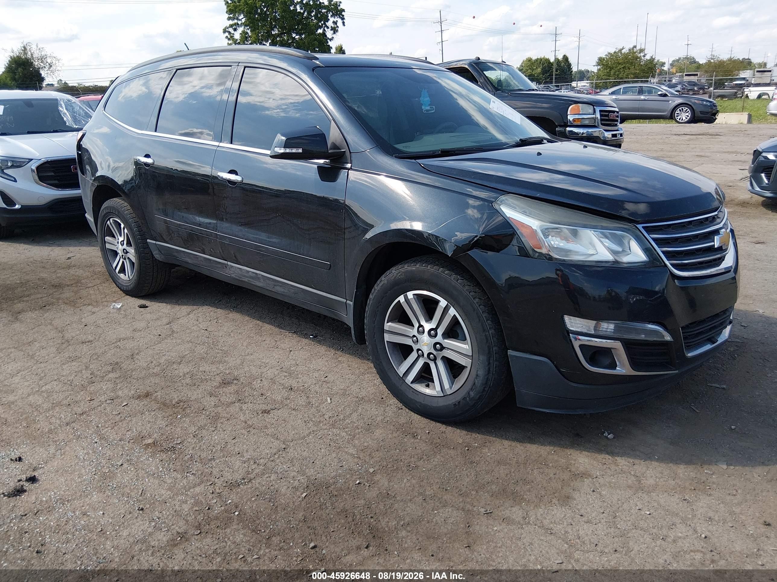 2015 Chevrolet Traverse Lt Black vin: 1GNKVHKD4FJ279178