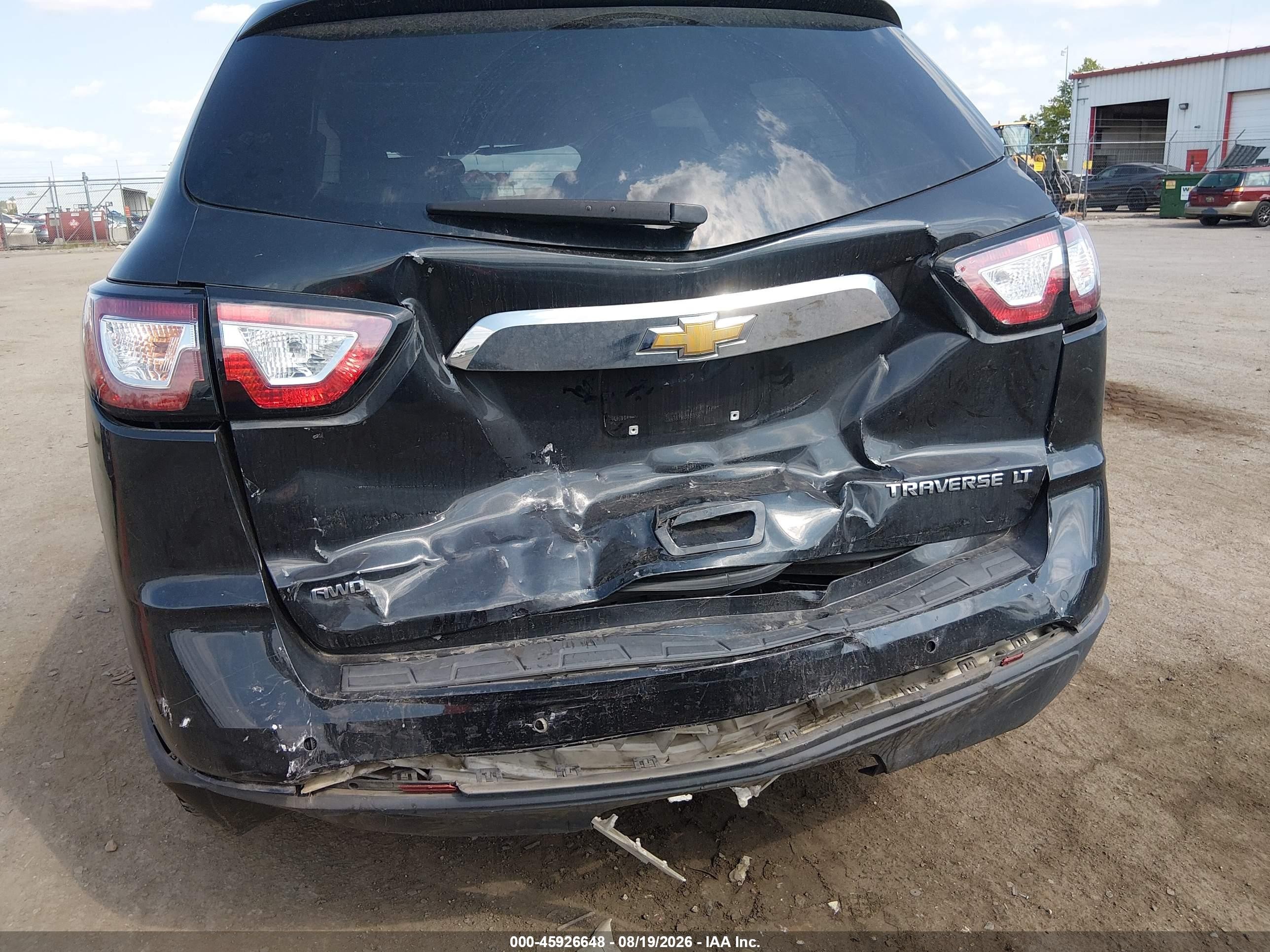 2015 Chevrolet Traverse Lt Black vin: 1GNKVHKD4FJ279178